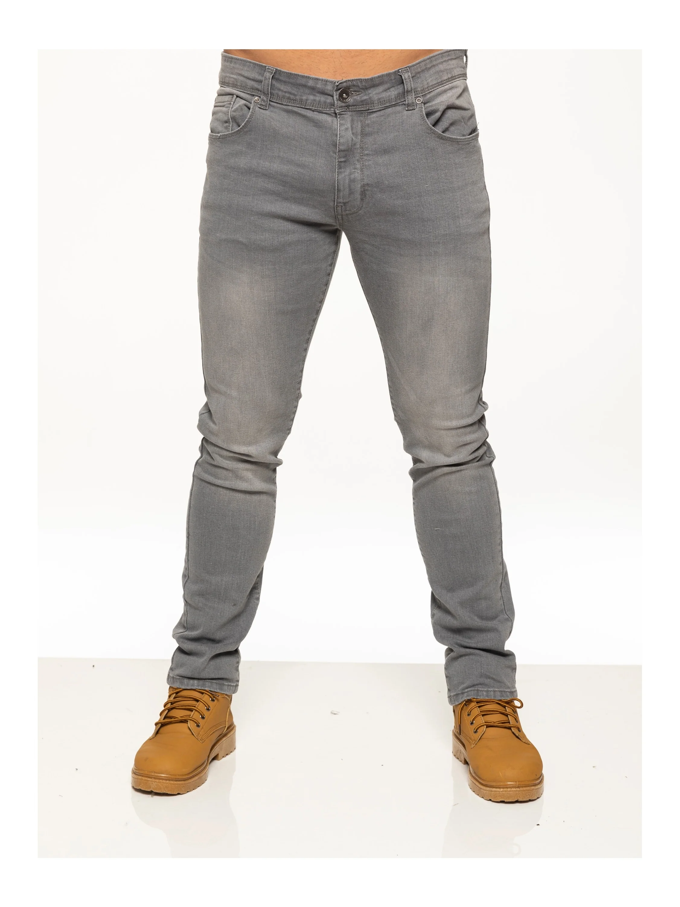 Mens Skinny Stretch Denim Jeans | Enzo Designer Menswear - Image 8