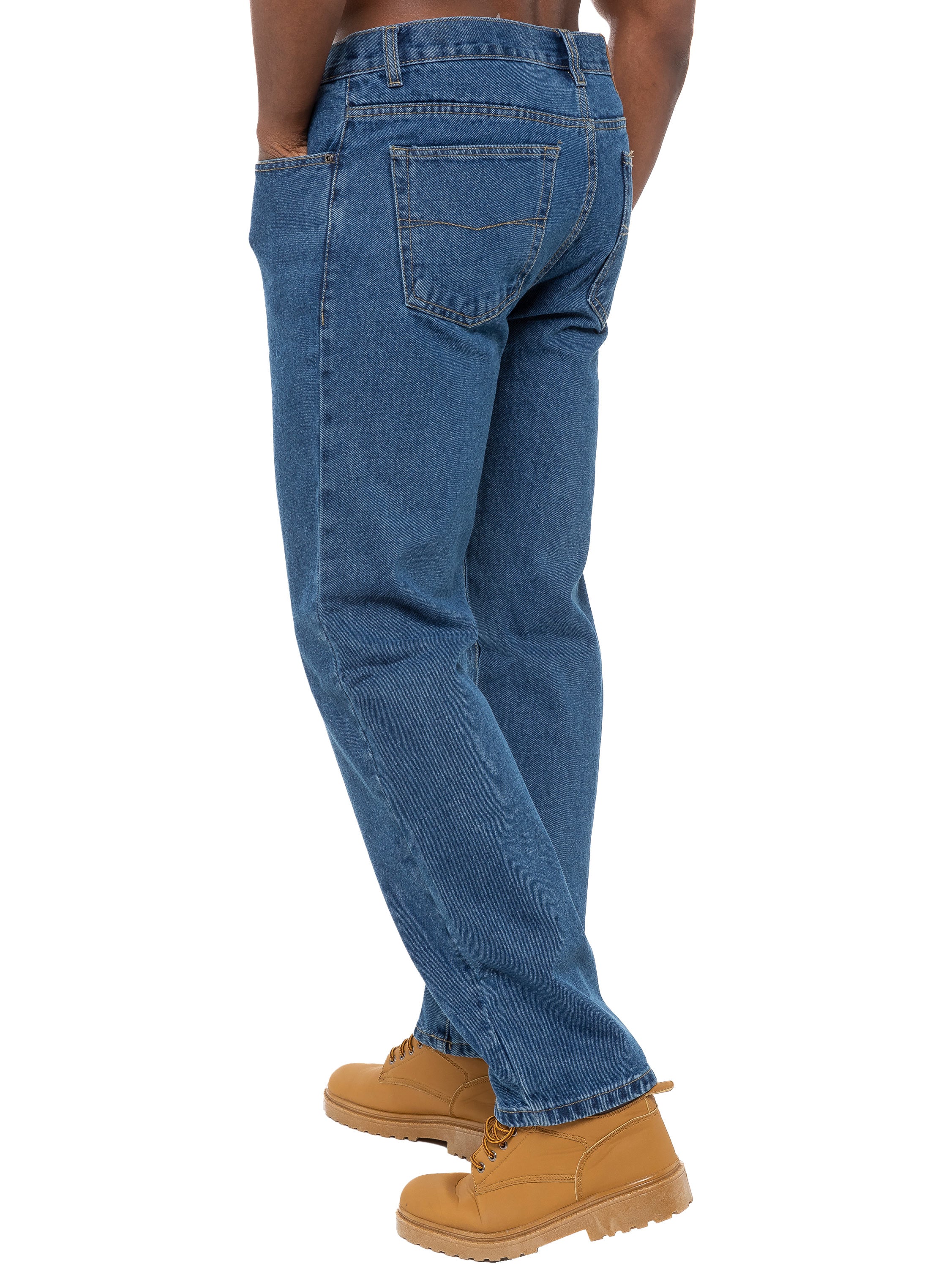 Blue Circle | Mens Classic Denim Jeans - Image 4