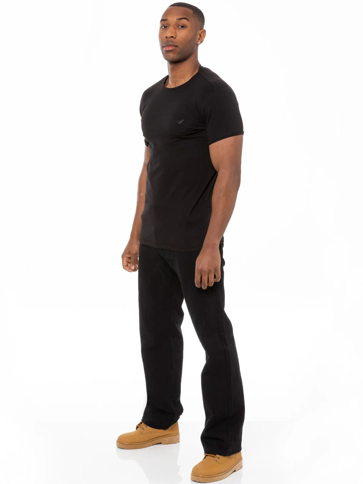 Mens Mid Wash Jeans with Belt EZ14 - EZ15 | Enzo Designer Menswear - Image 199