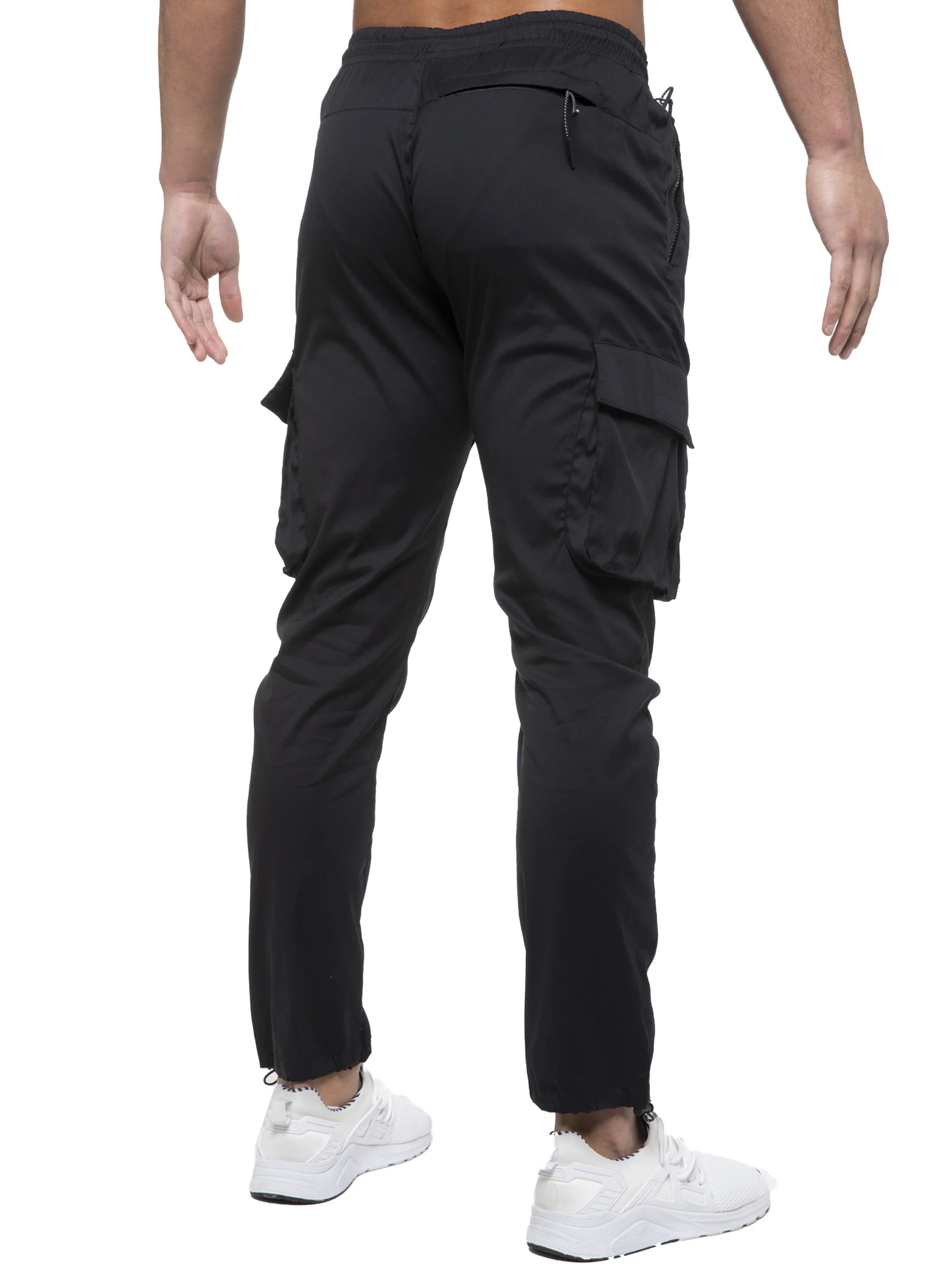 Enzo | Mens Cargo Track Pants - Image 4