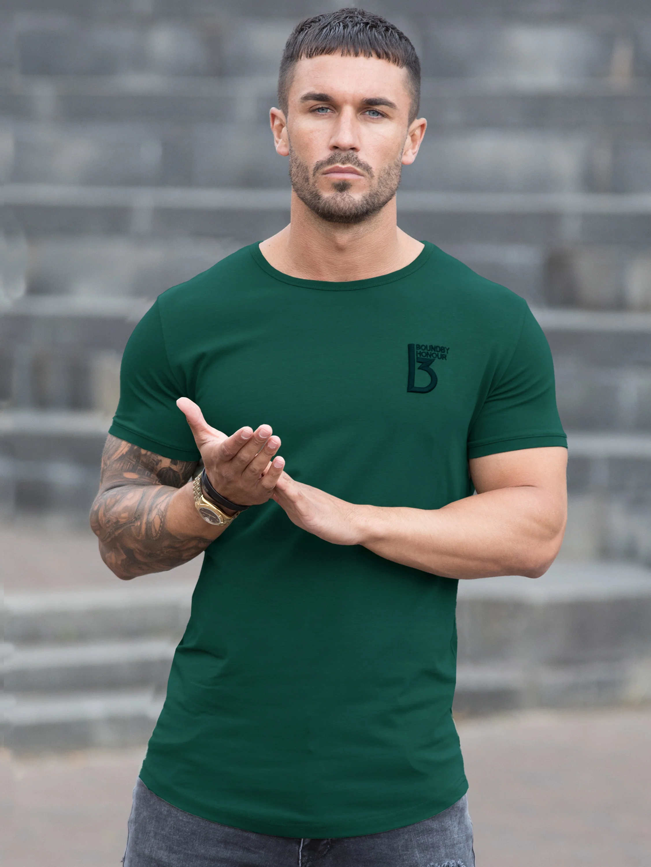 BH Men's Branded Short Sleeve Athletic T-shirt | Bound By Honour - Image 22