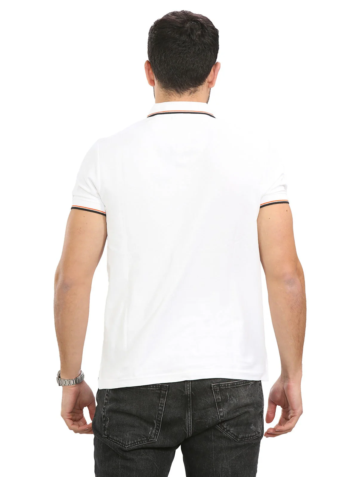 Diesel Mens Short Sleeve Polos | T-Randy Broken - Image 8