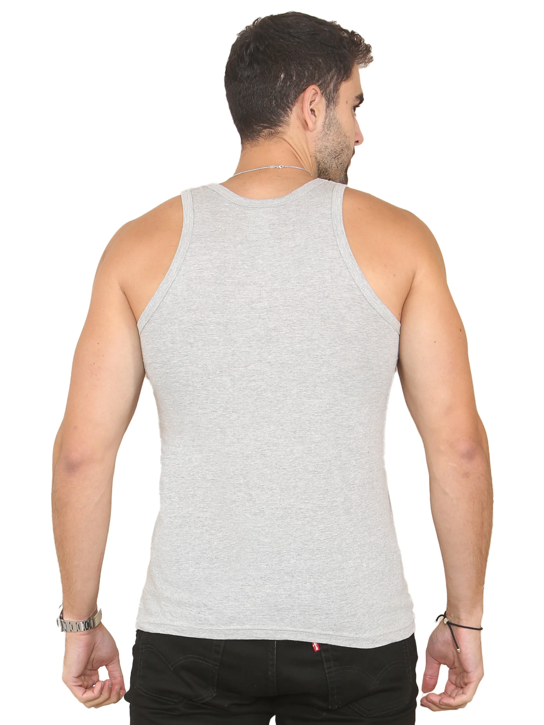 Enzo | Mens 3 Pack Vests - Image 10