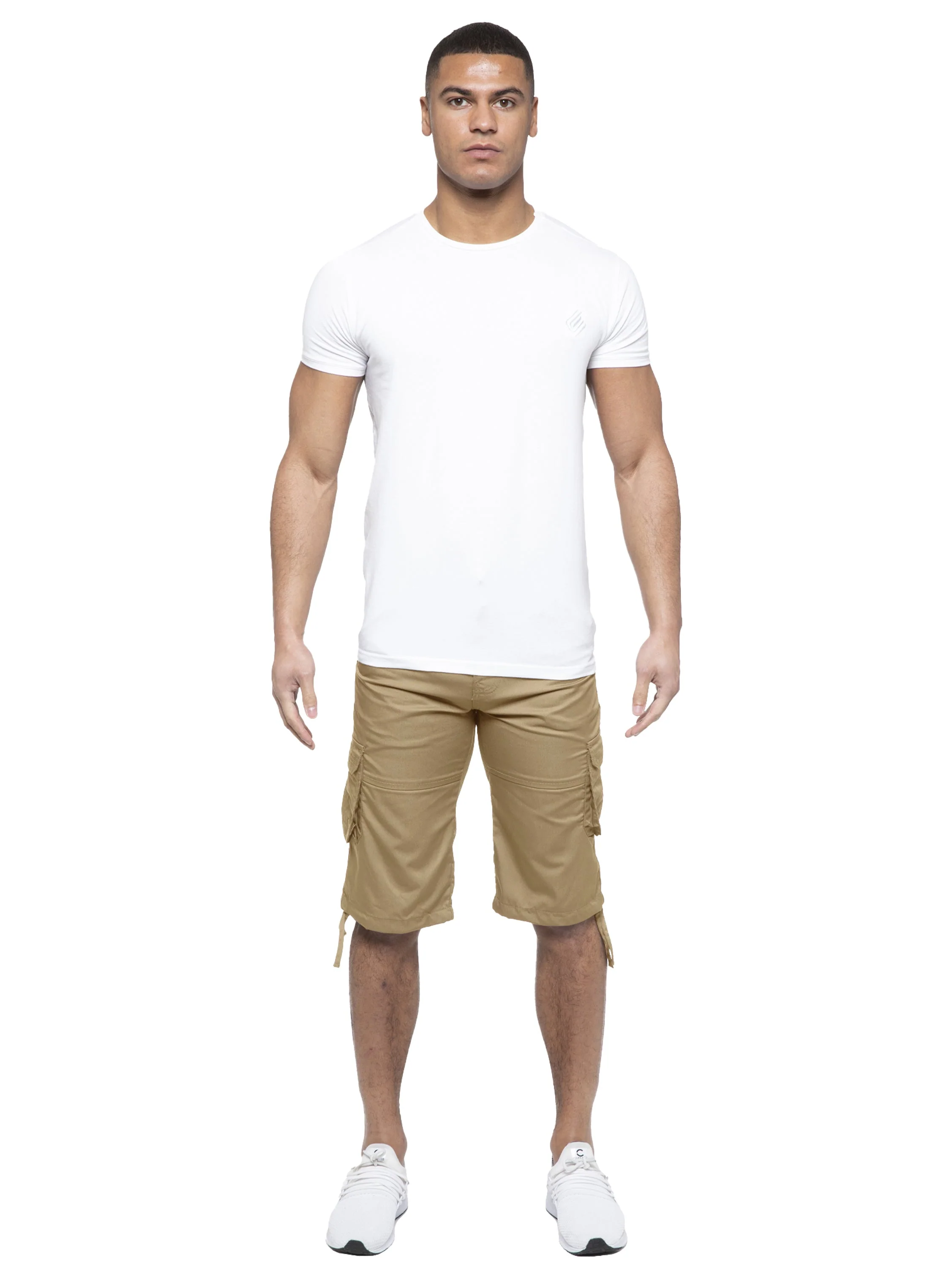 Enzo | Mens Cargo Combat Shorts - Image 4