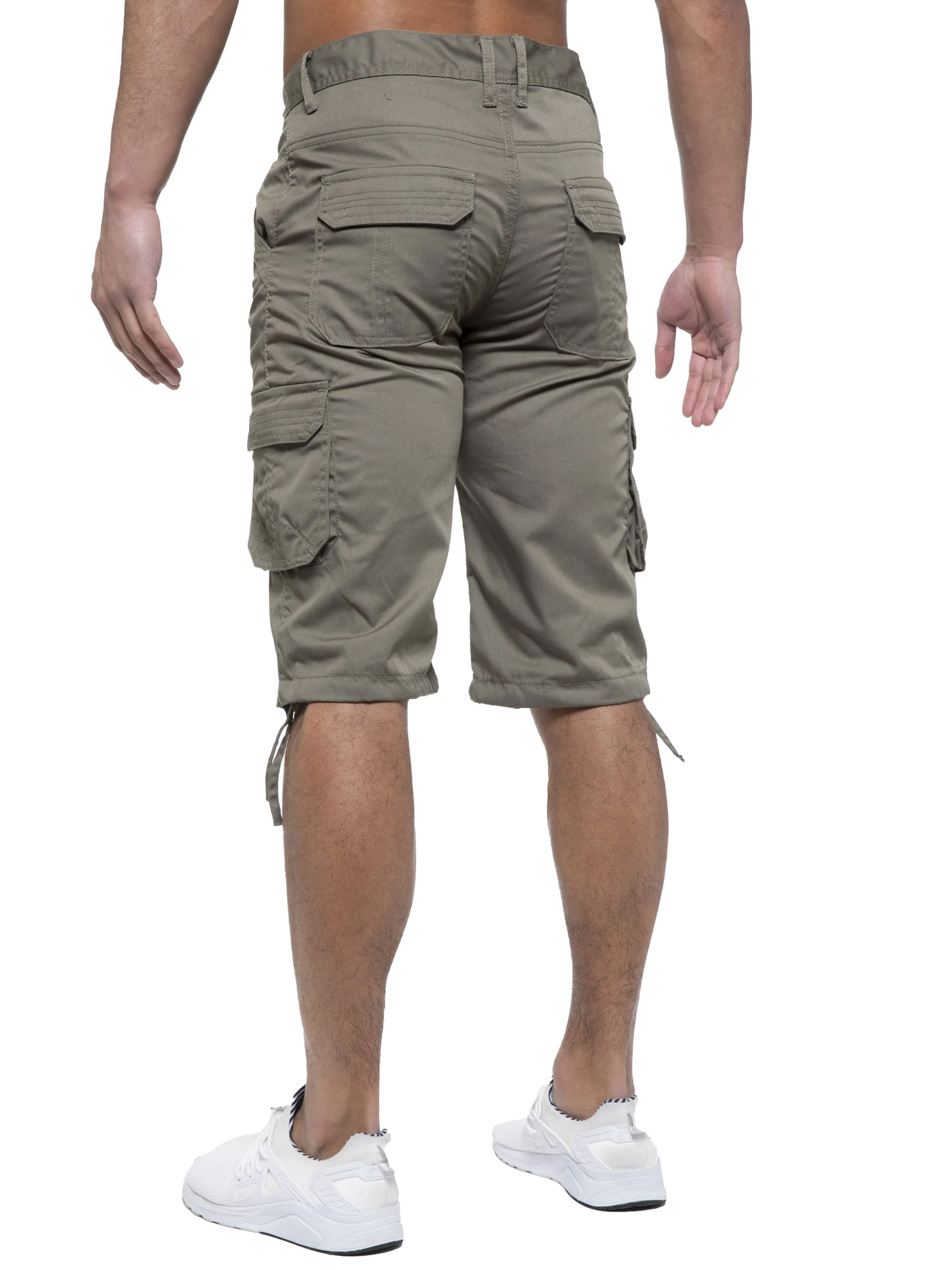 Enzo | Mens Cargo Combat Shorts - Image 9