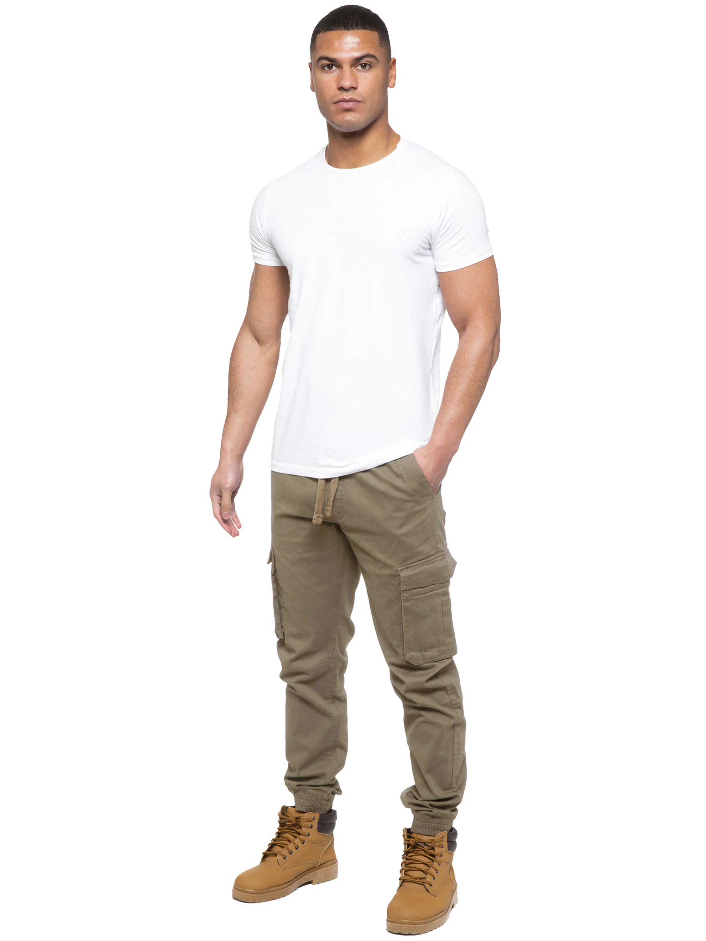 Enzo | Mens Cargo Jogger Jeans - Image 12