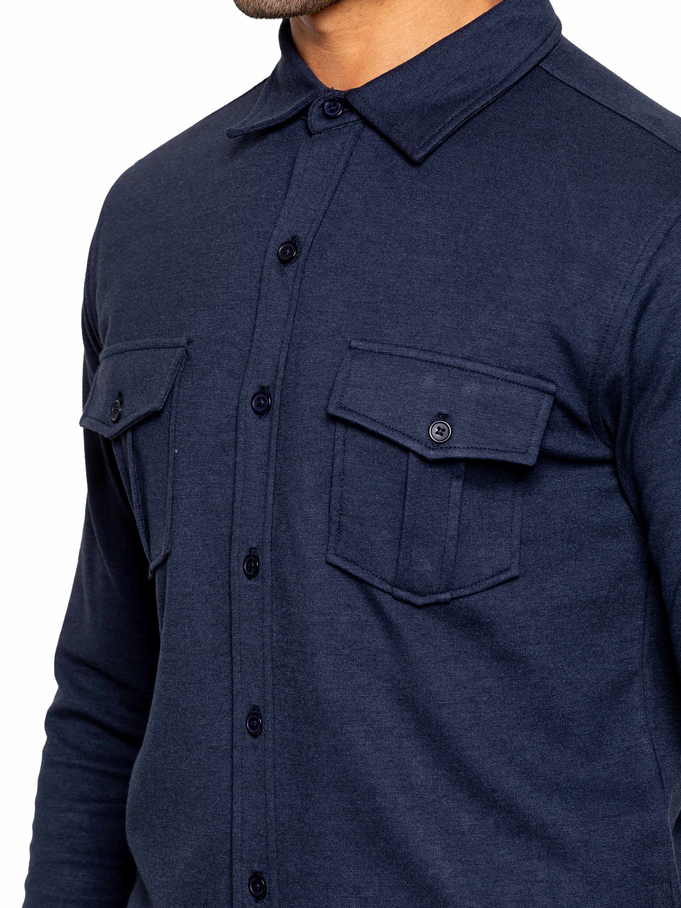 Enzo | Mens Overshirt Tracksuit Set - Image 14