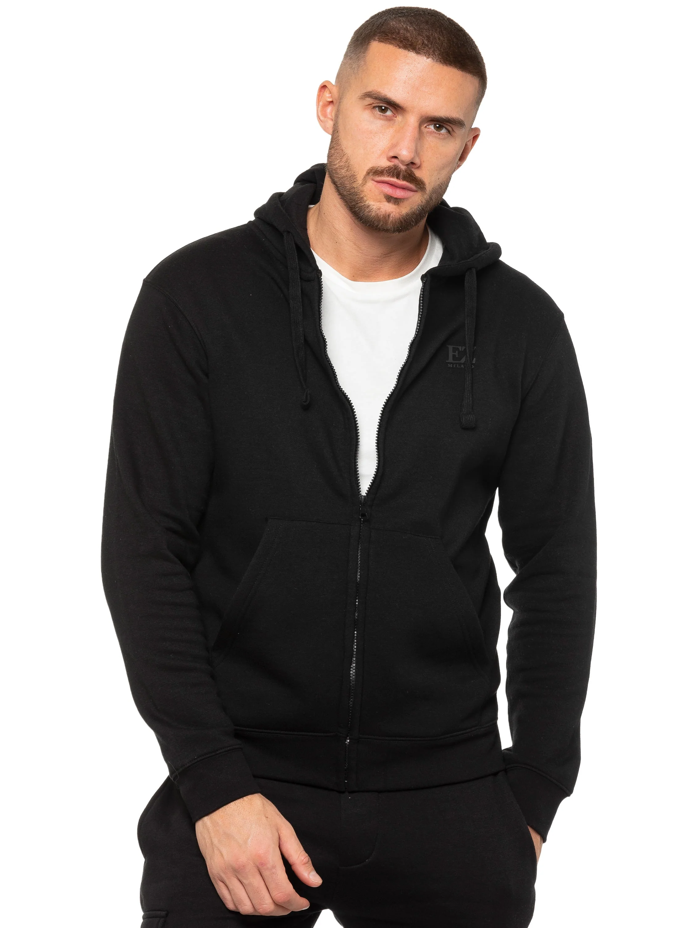 Enzo | Mens Zip Hoodie - Image 8