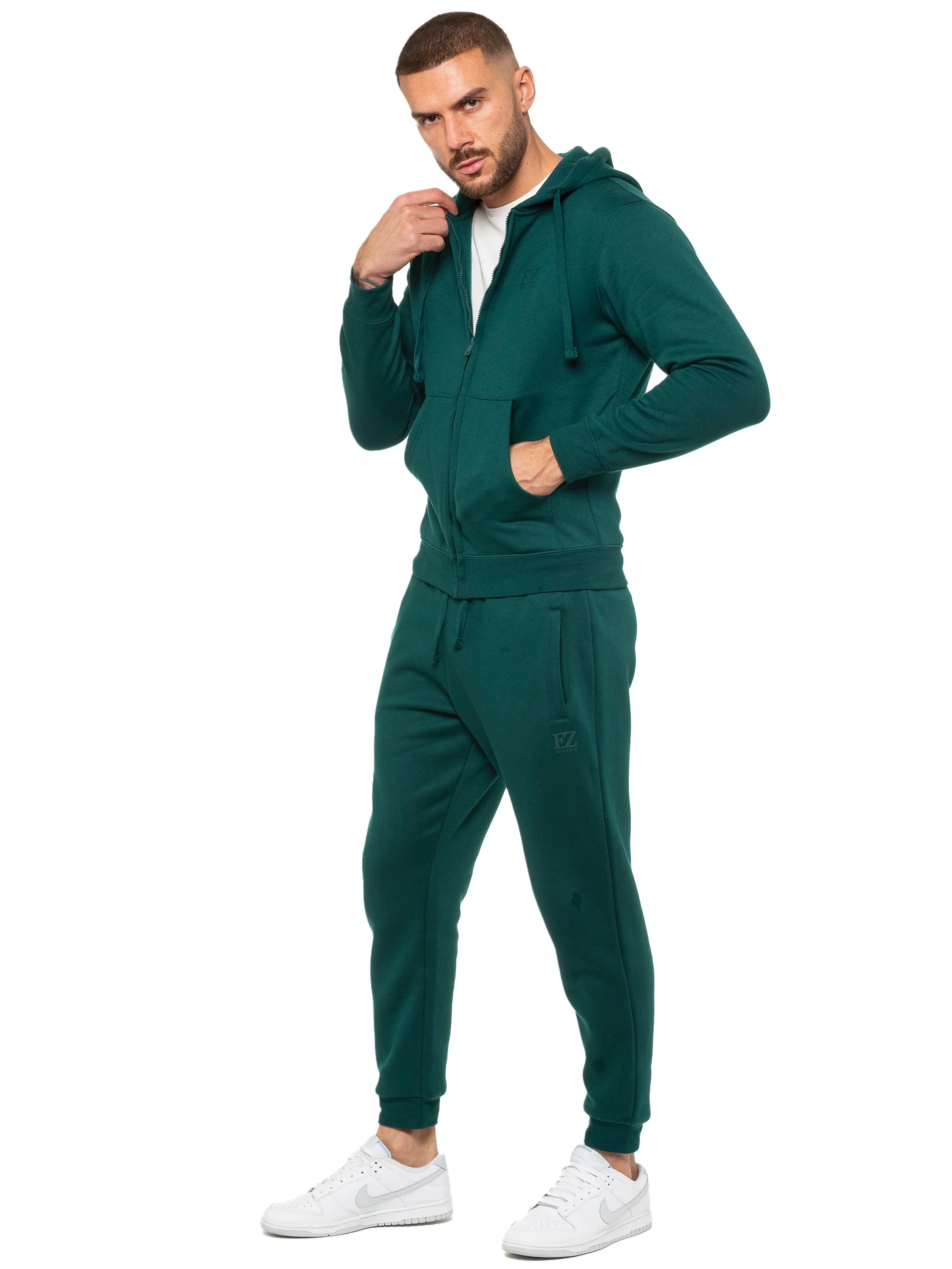 Enzo | Mens Zip Hoodie Tracksuit Set - Image 5