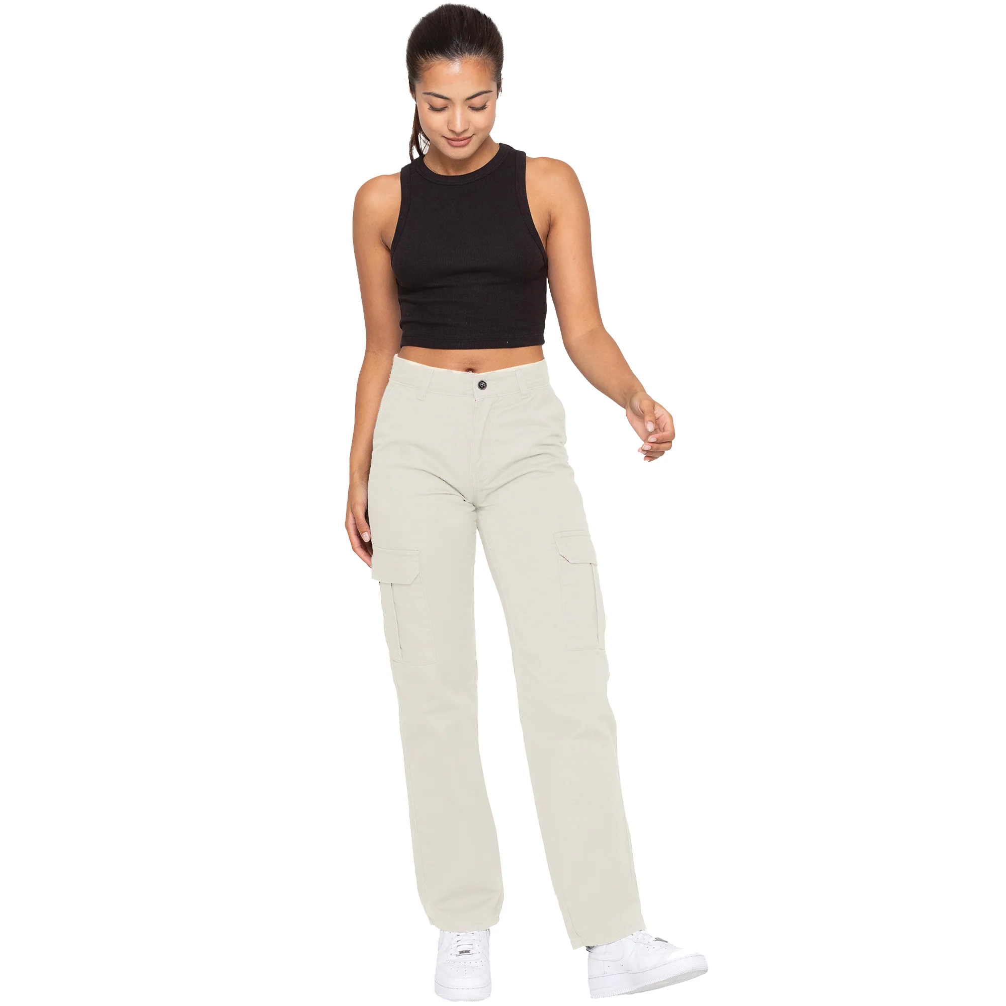 Enzo | Womens Cargo Denim Jeans - Image 6