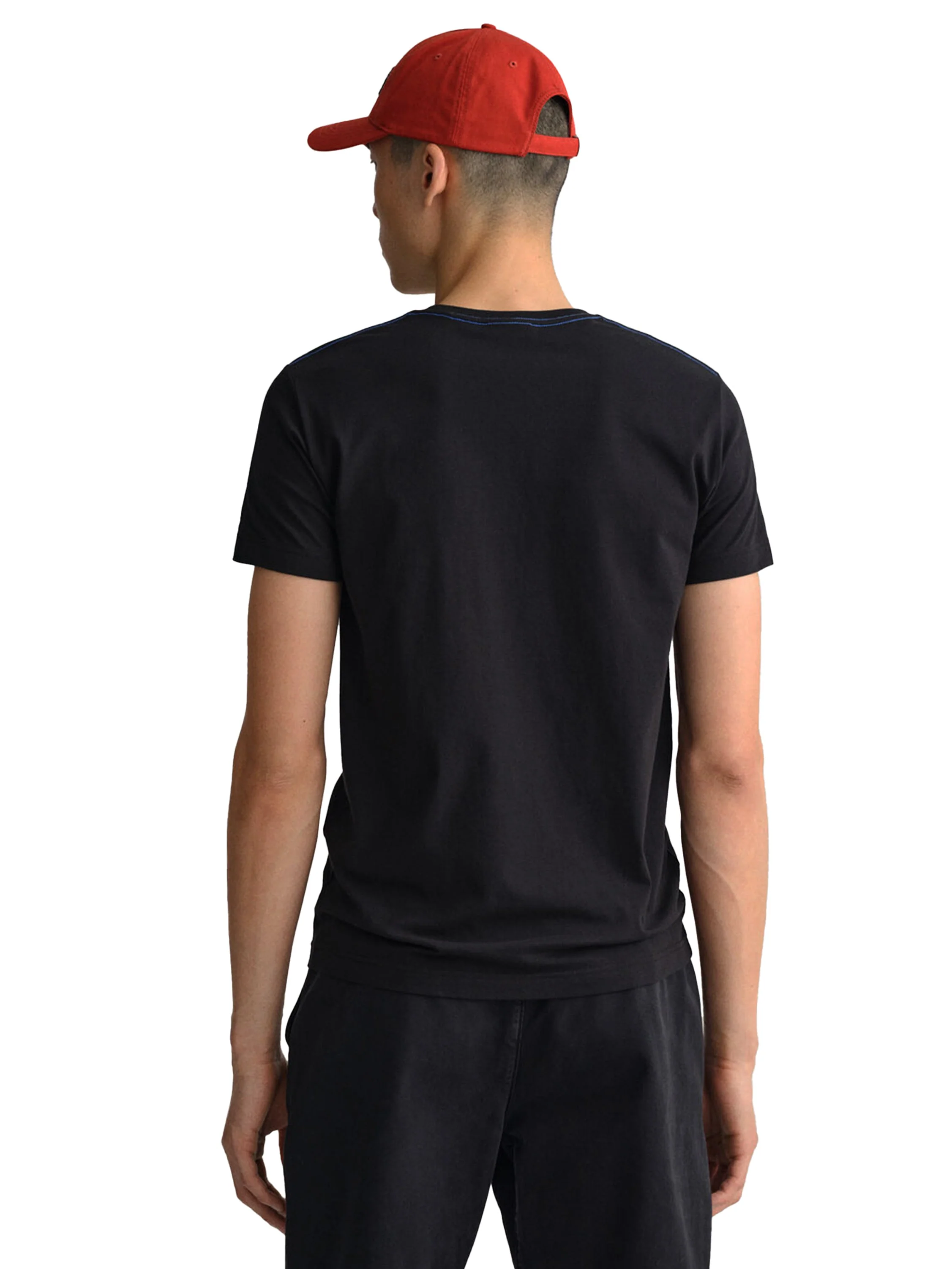 Gant Contrast Logo | Mens Crew Neck T-Shirt - Image 4