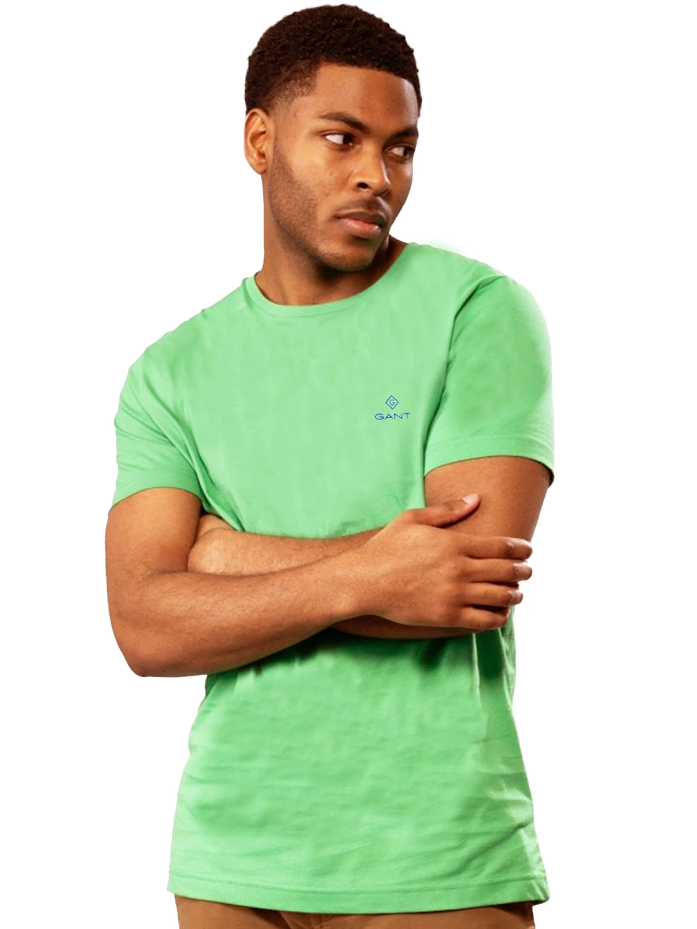 Gant Contrast Logo | Mens Crew Neck T-Shirt - Image 7