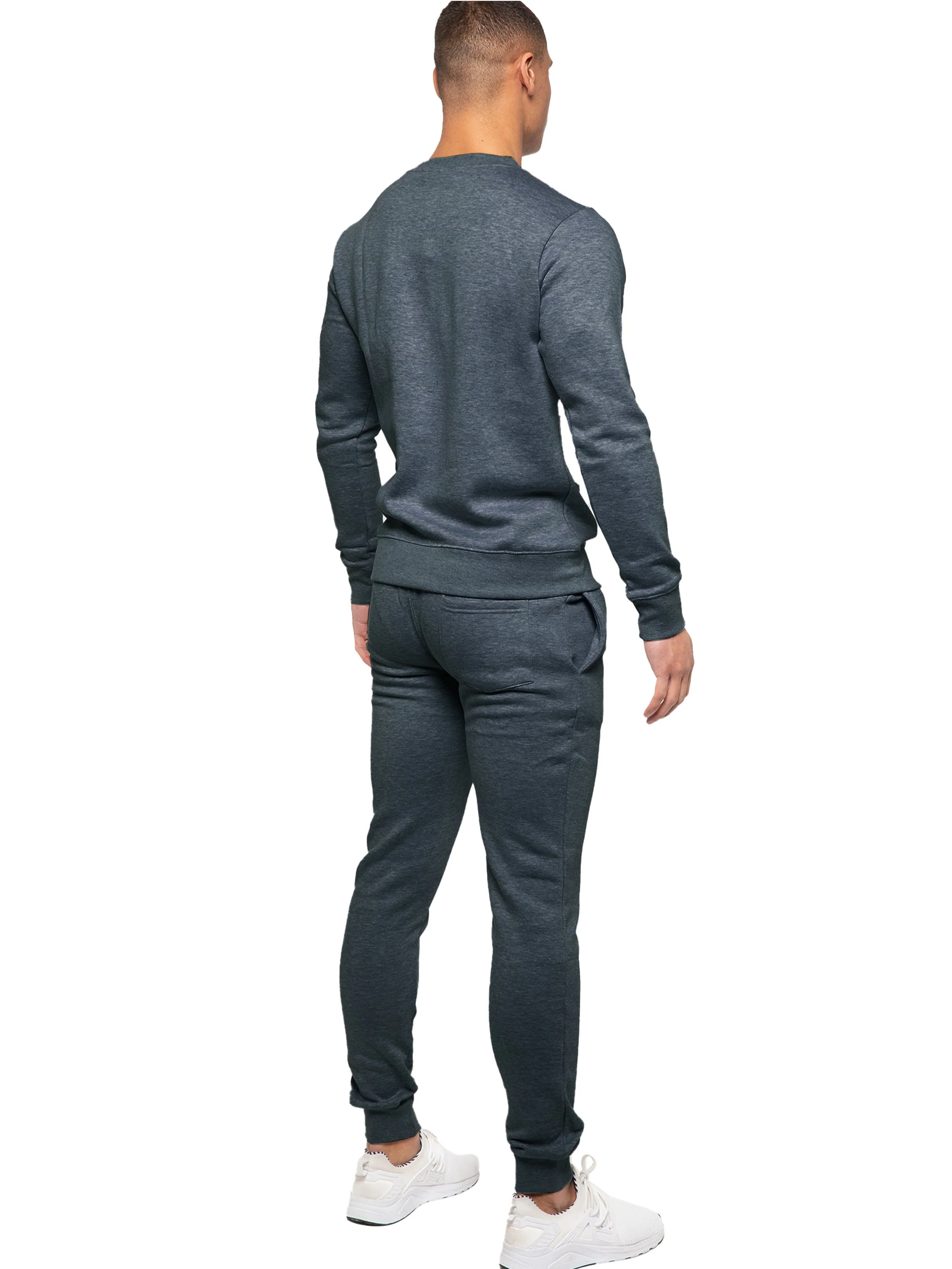 Kruze | Mens Crew Neck Sweatshirt Tracksuit Set - Image 10