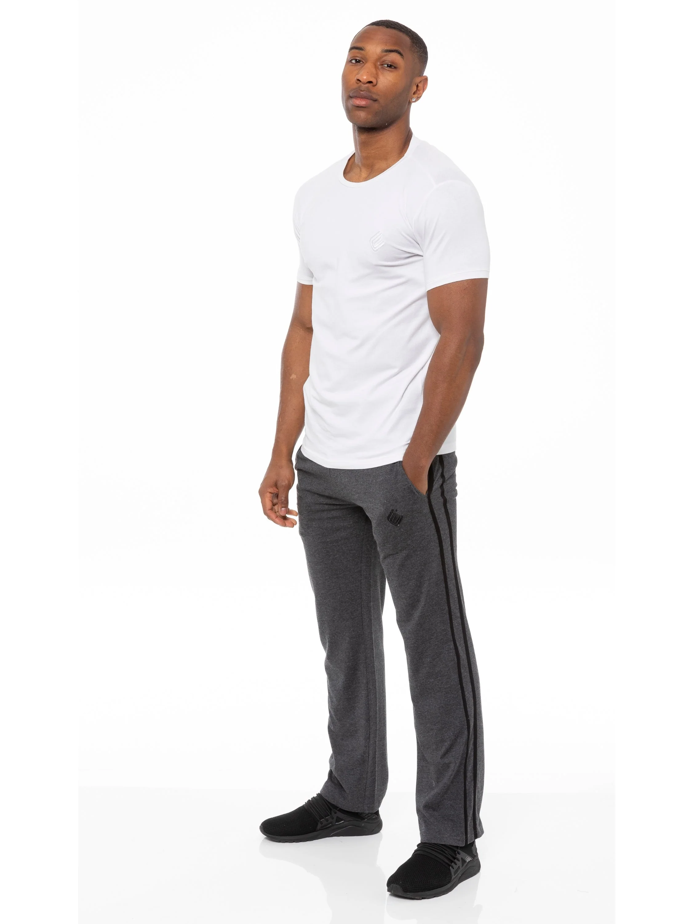 Mens Casual Striped Pyjama Lounge Pants | ENZO Designer Menswear - Image 8