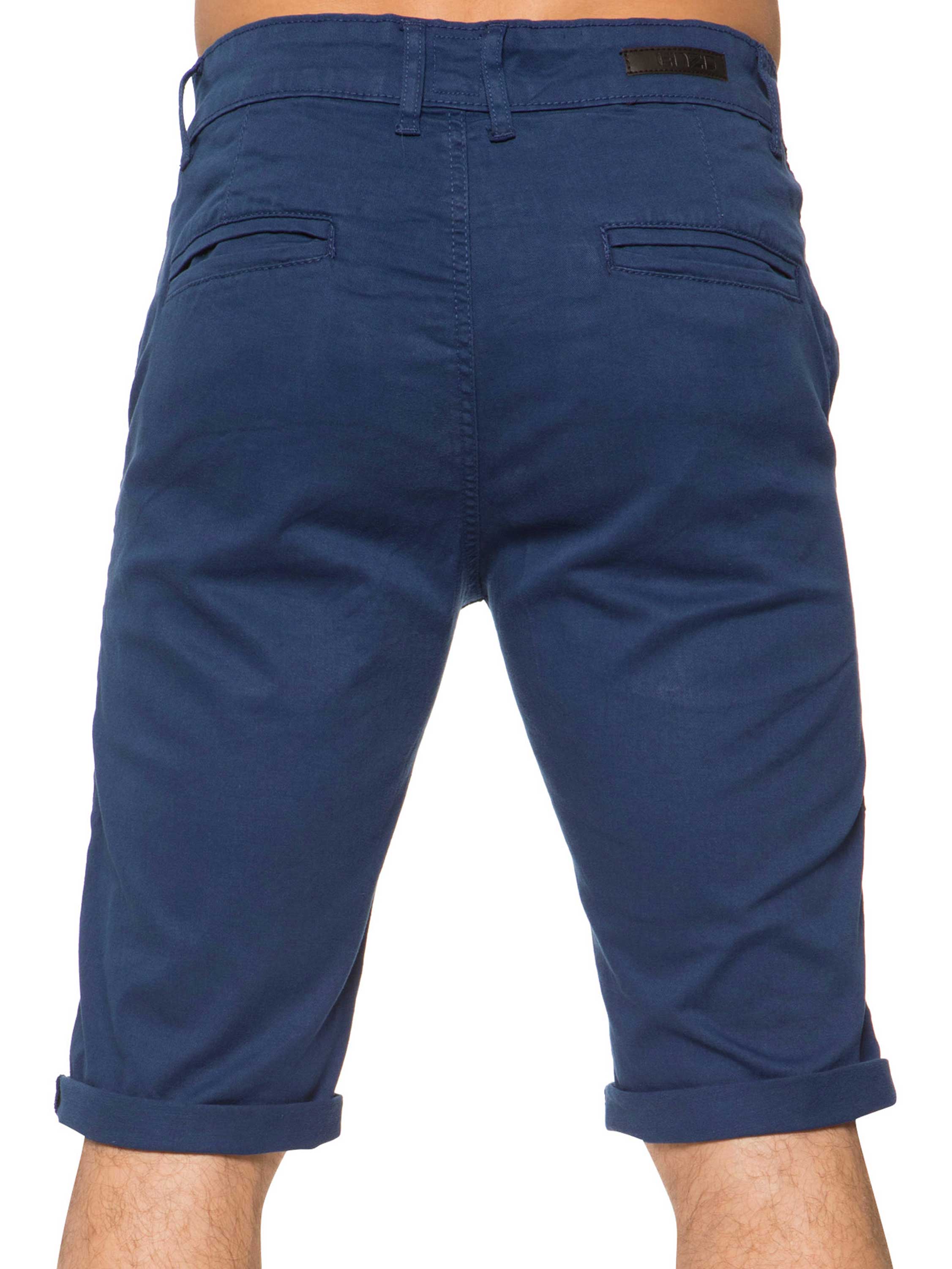 Mens Slim Fit Stretch Chino Shorts | Enzo Designer Menswear - Image 2