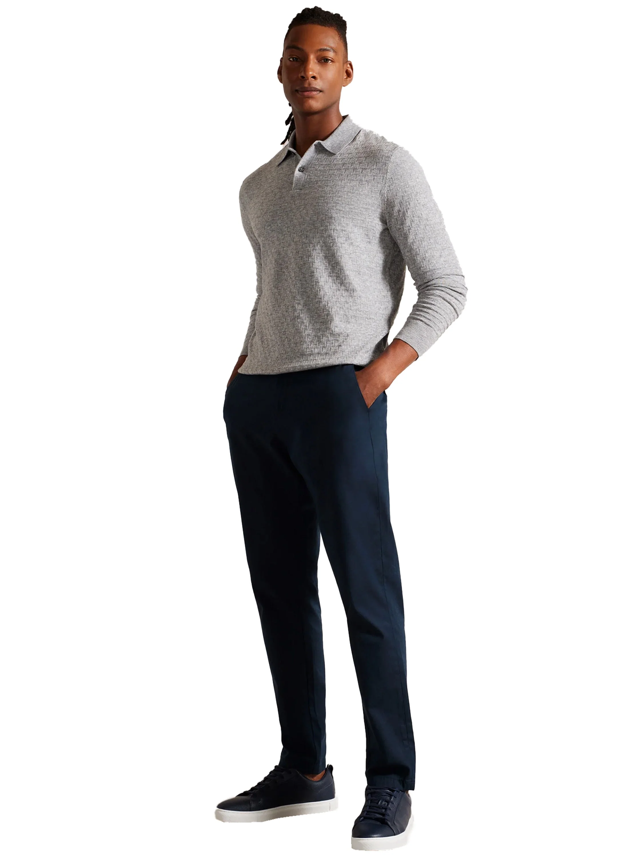 Ted Baker | Mens Knitted Polo Shirt - Morar - Image 6