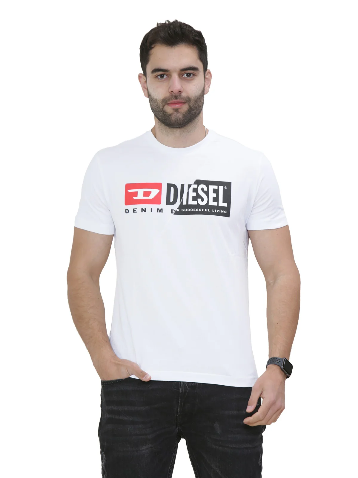 Mens Short Sleeve Printed Deisel Cuty T-shirt - Image 26
