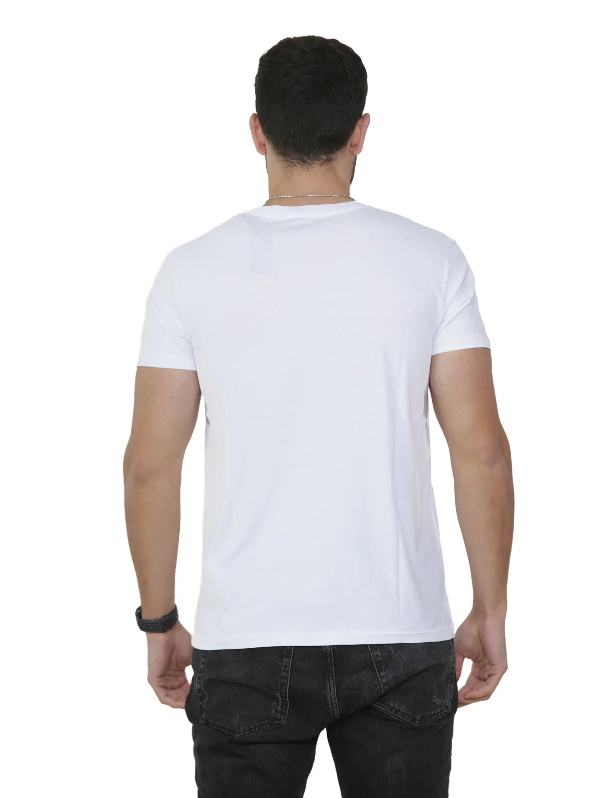 Diesel Mens Double Logo Short Sleeve T Shirt | T-Diego QA - Image 7