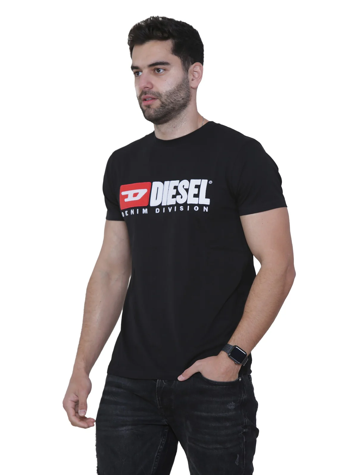 Diesel Mens Short Sleeve T Shirt | T-Diego Division - Image 20