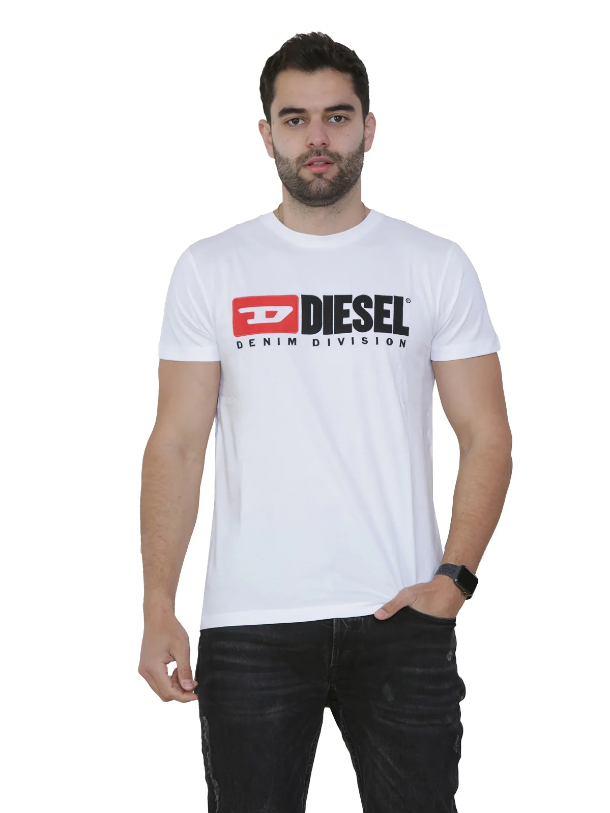 Diesel Mens Short Sleeve T Shirt | T-Diego Division - Image 25