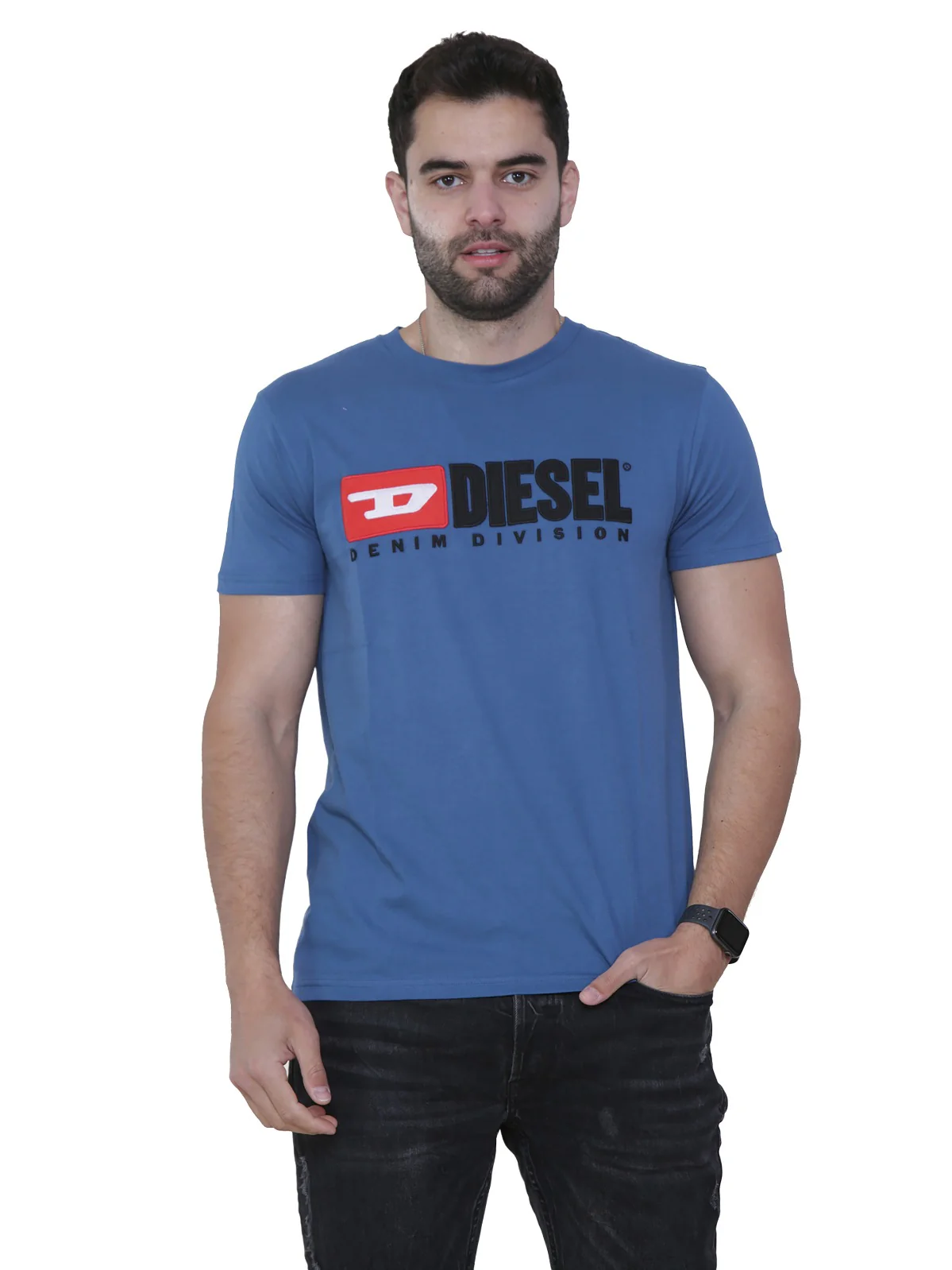 Diesel Mens Short Sleeve T Shirt | T-Diego Division - Image 32