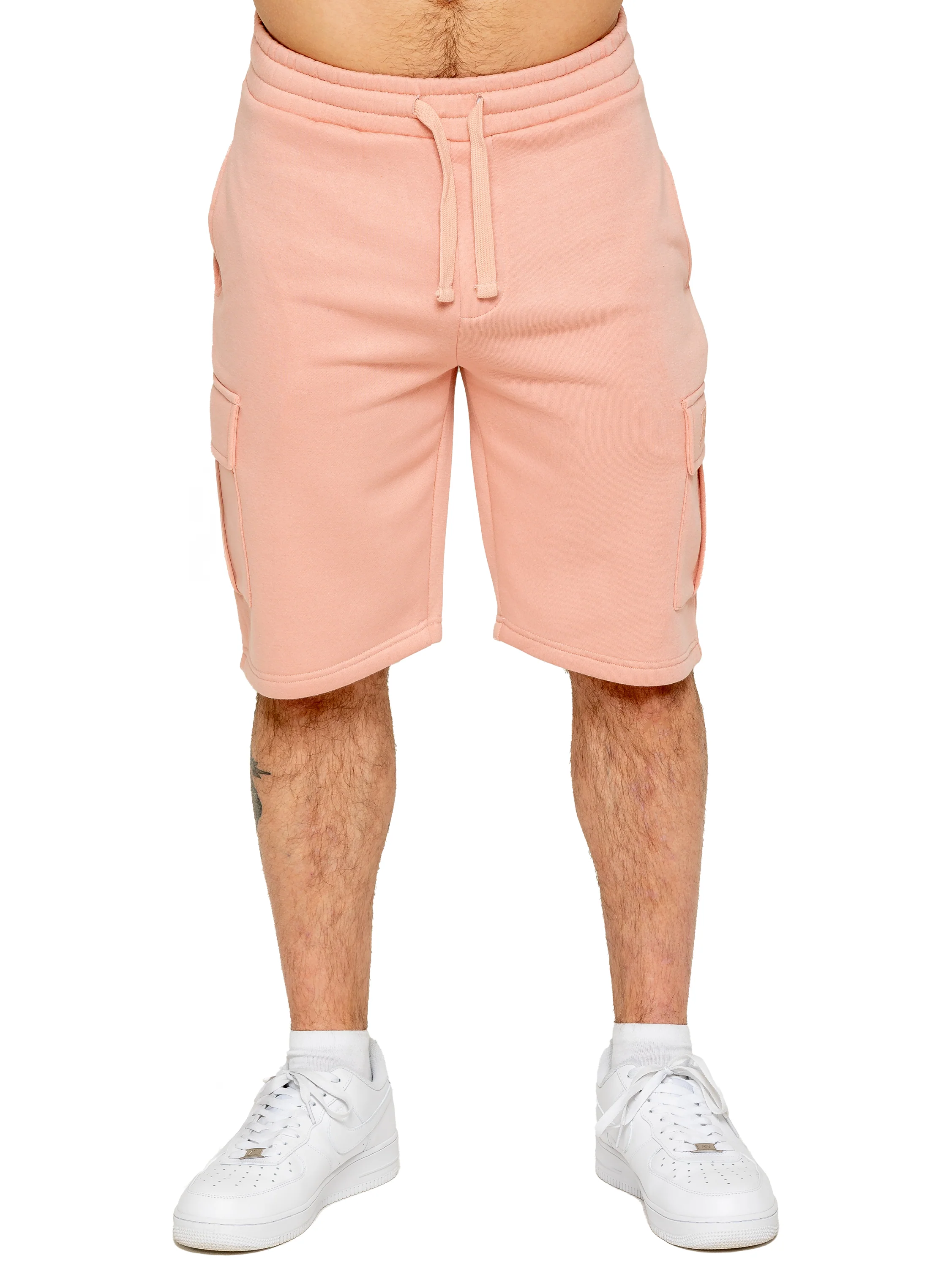 Enzo | Mens Cargo Fleece Shorts - Image 6