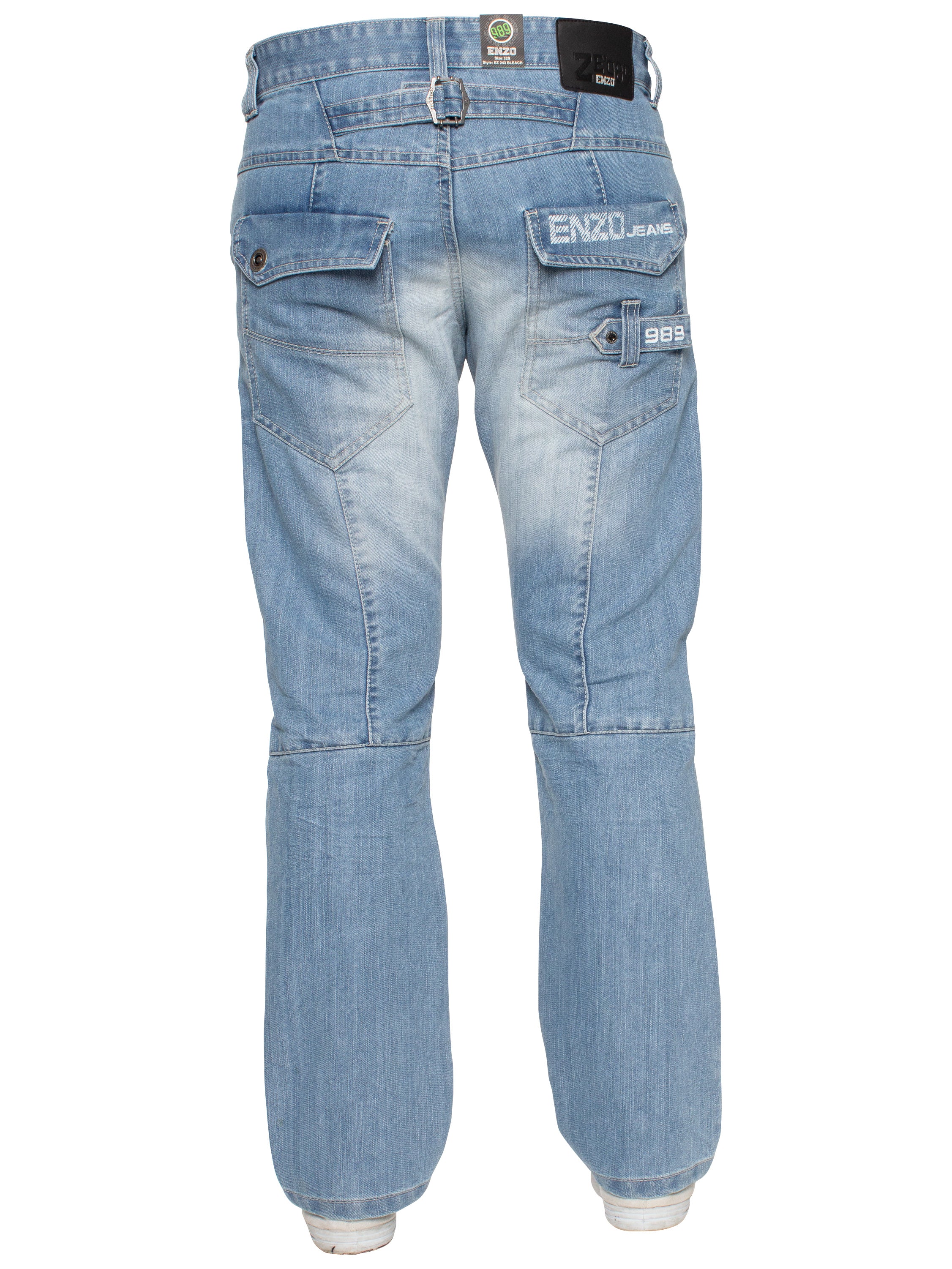 Enzo | Mens Straight Leg Denim Jeans - Image 7
