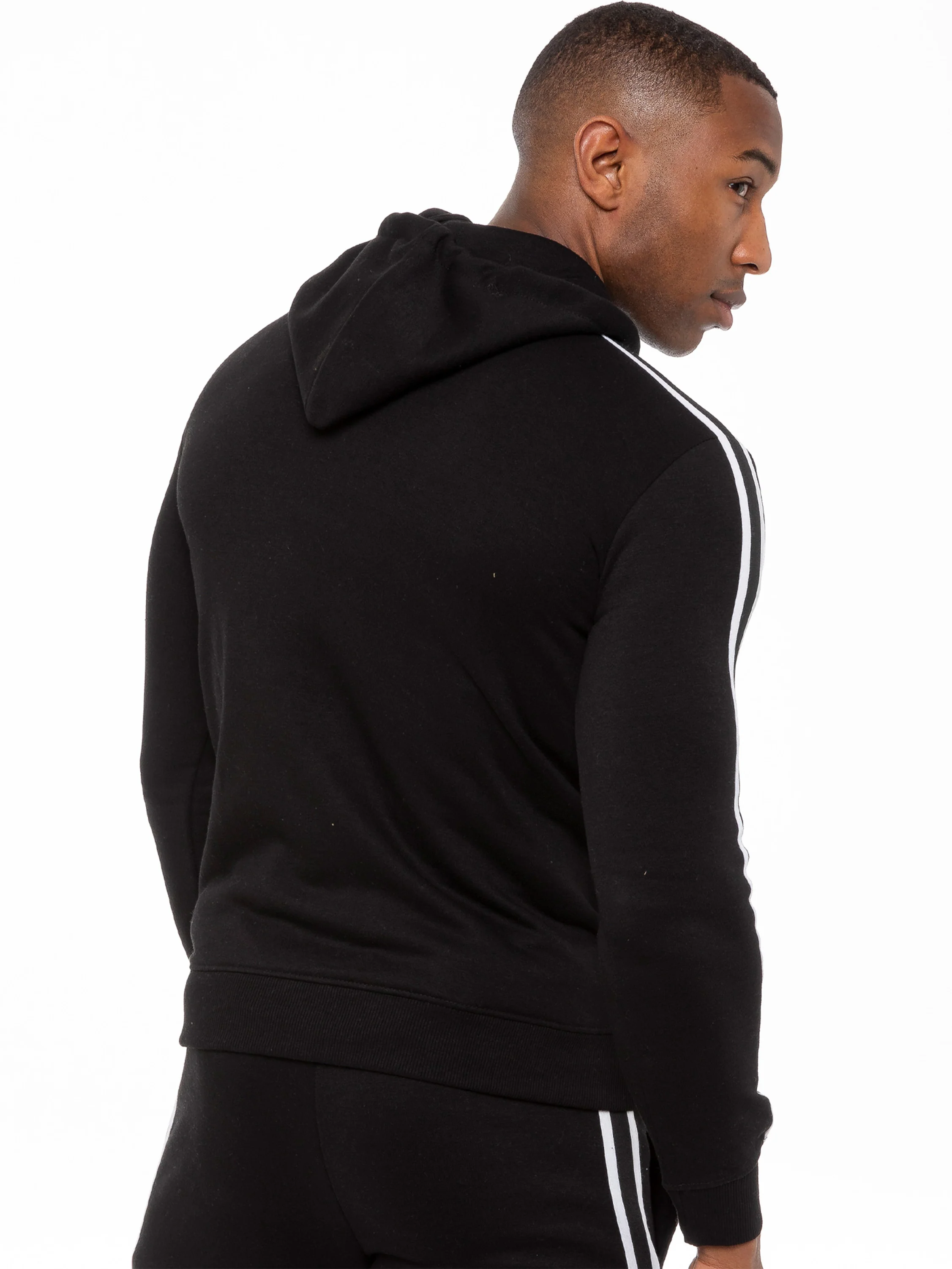 Enzo | Mens Pullover Tape Hoodie Tracksuit Set - Image 10