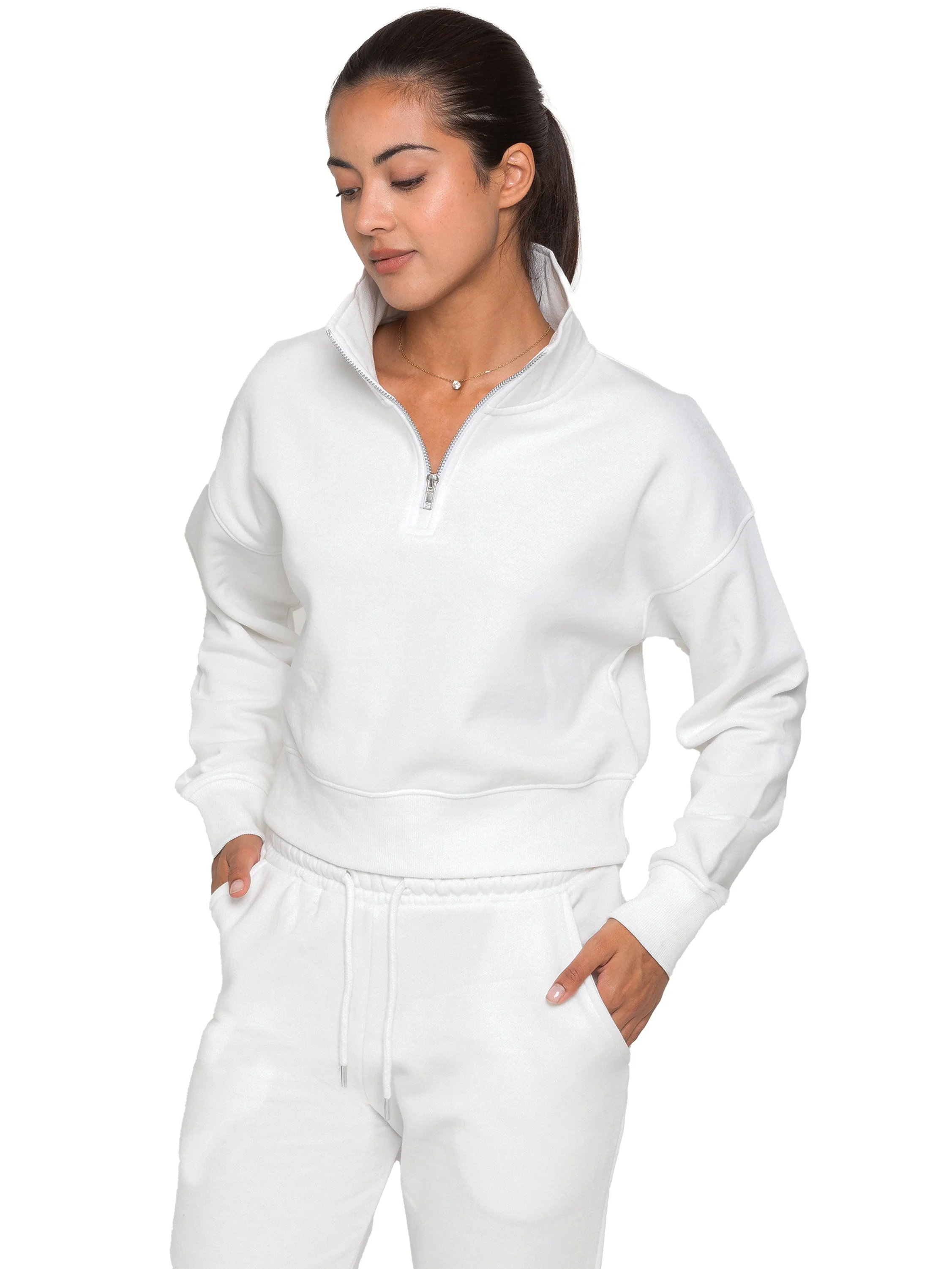 Enzo | Womens Funnel Neck Sweatshirt - Image 26