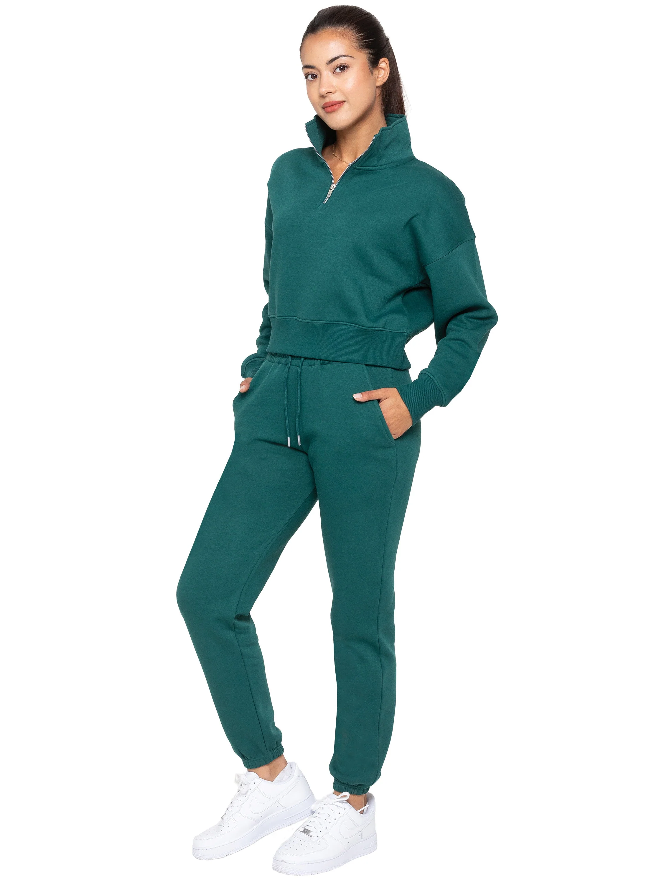 Enzo | Womens Funnel Neck Sweatshirt - Image 6