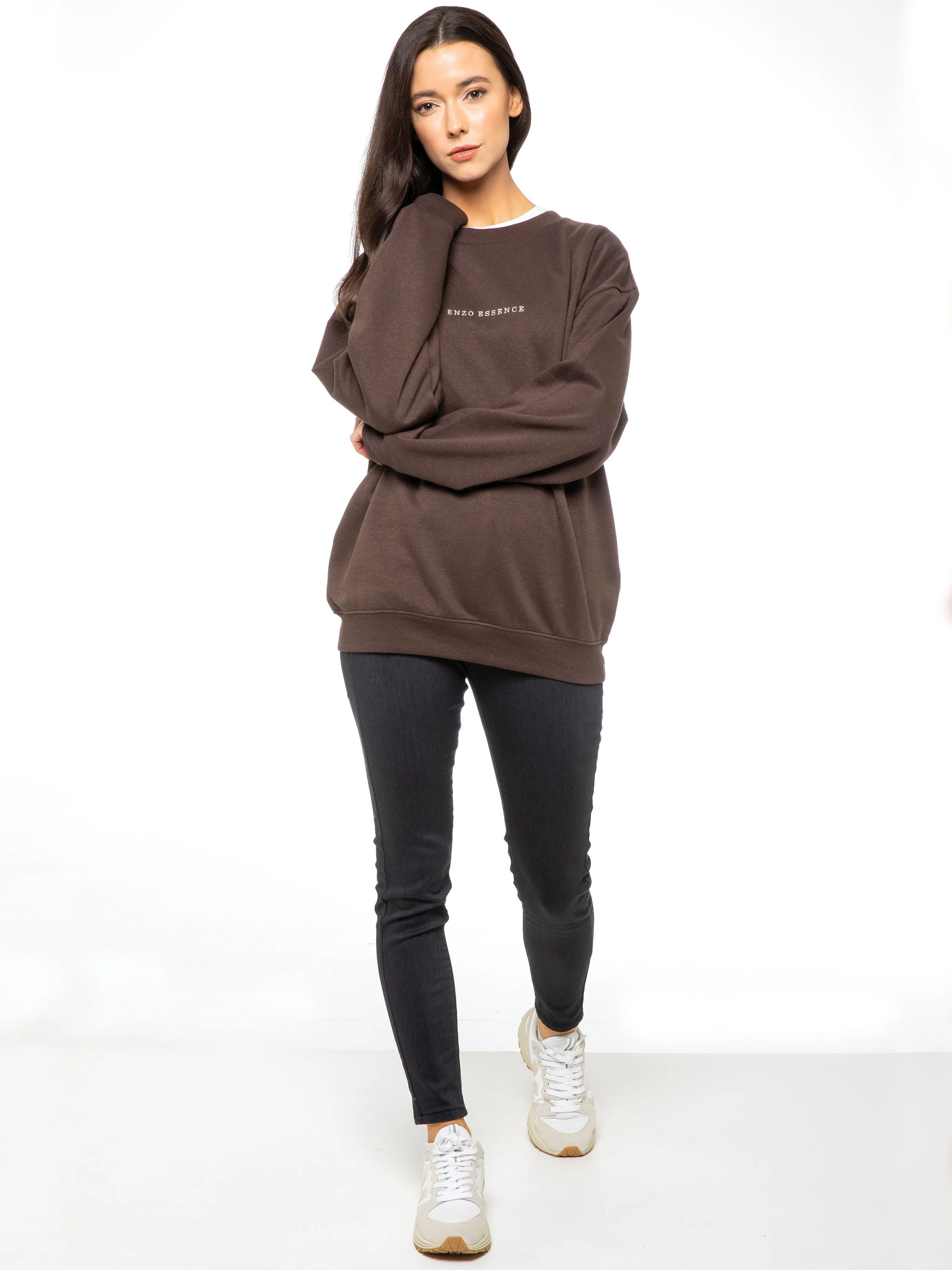 Enzo | Womens Oversized Sweatshirt - Image 9