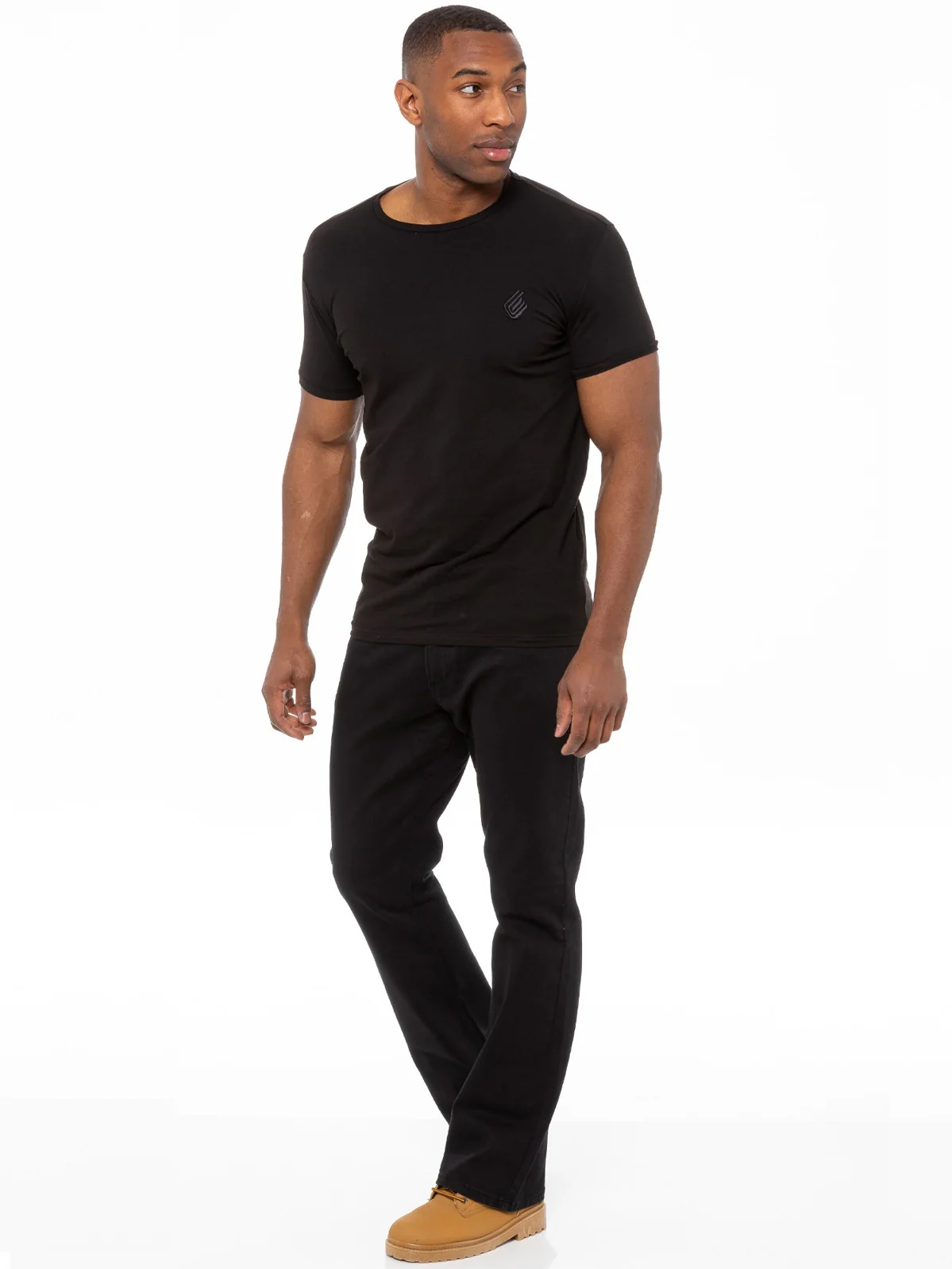 Designer Mens Bootcut Denim Jeans  | Enzo Designer Menswear - Image 5