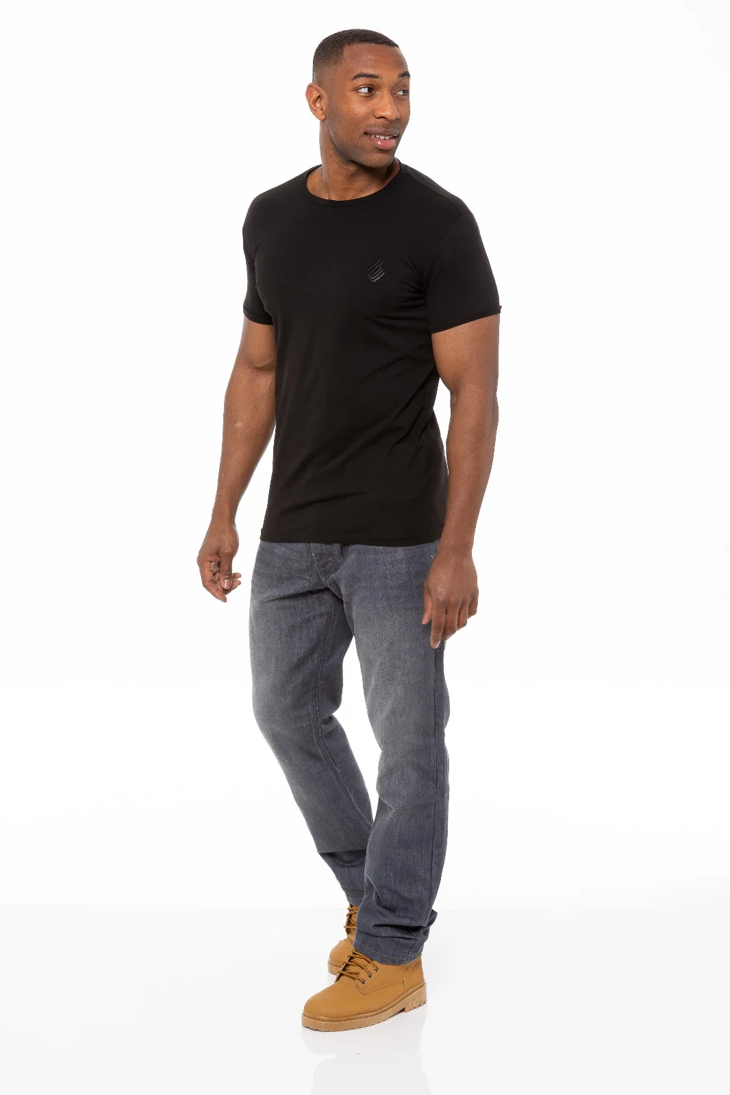 Enzo | Mens Regular Straight Leg Jeans - Image 7