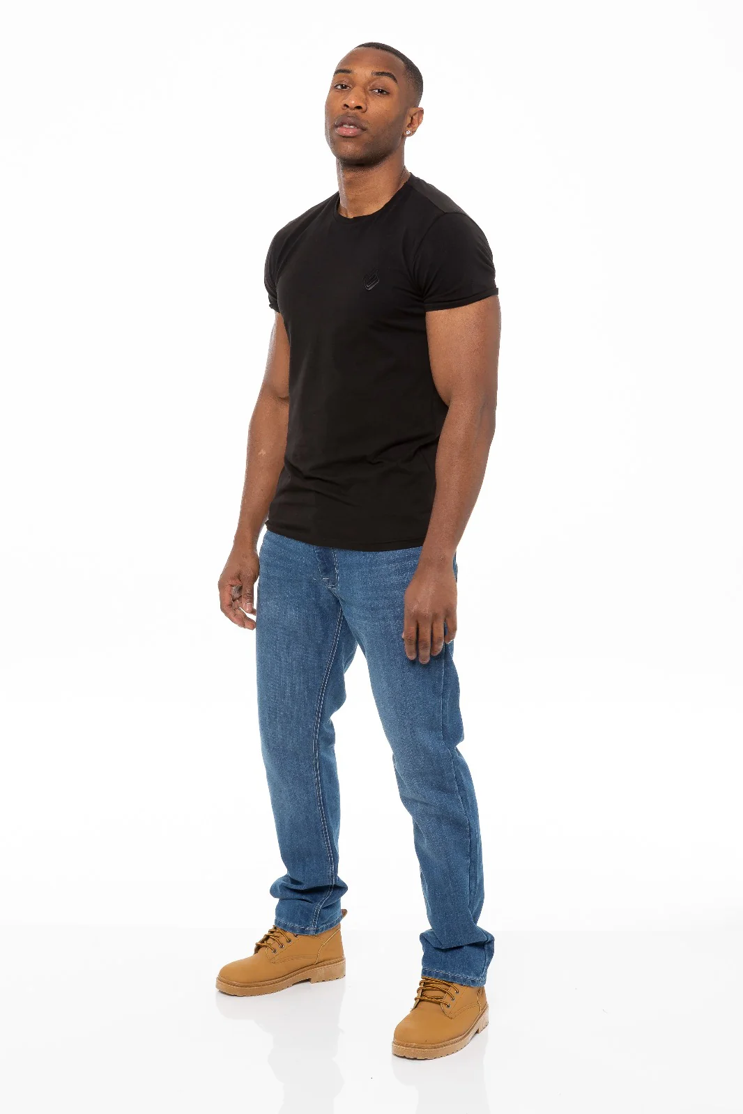 Enzo | Mens Regular Straight Leg Jeans - Image 6