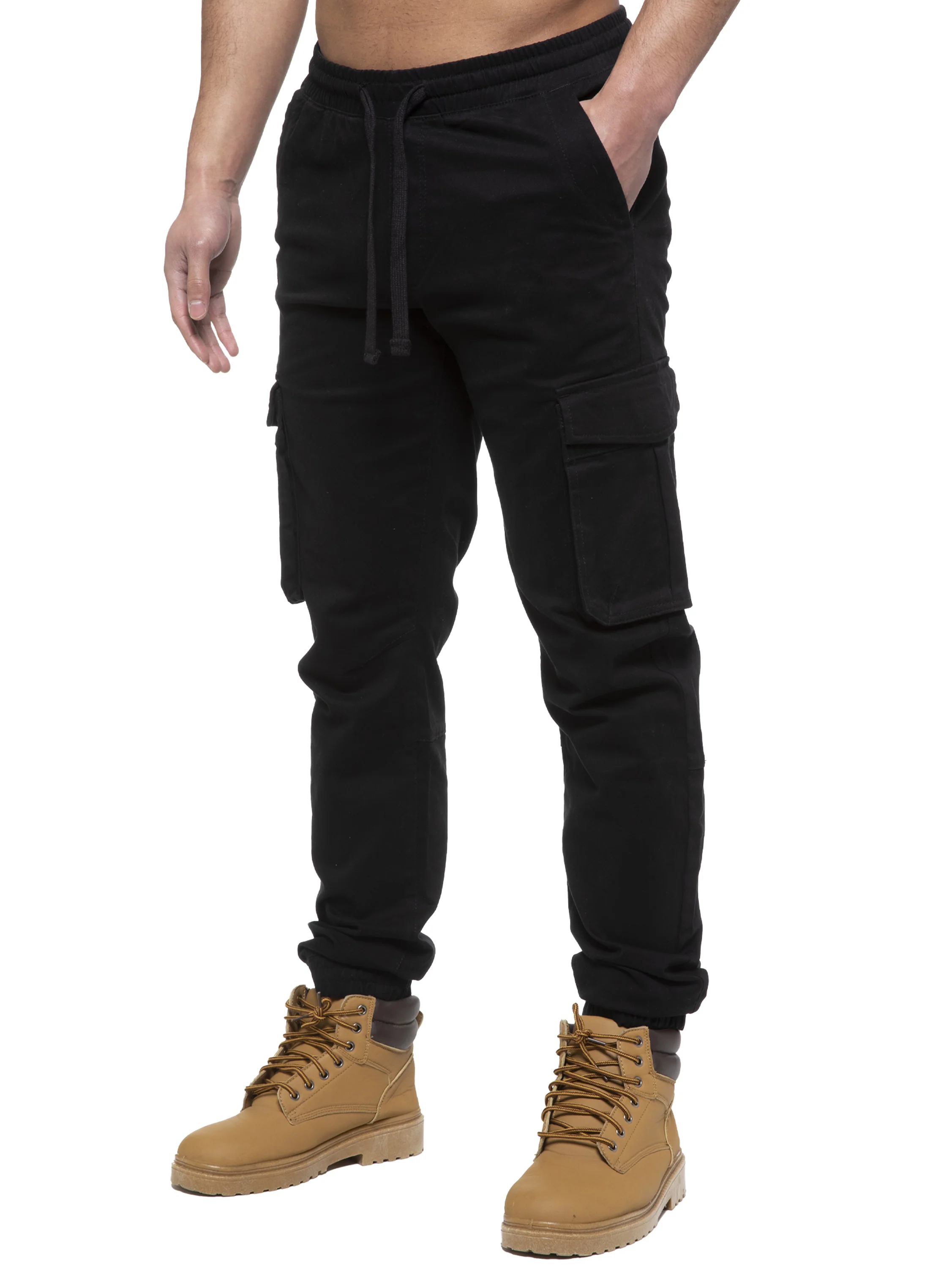 Enzo | Mens Cargo Jogger Jeans - Image 6