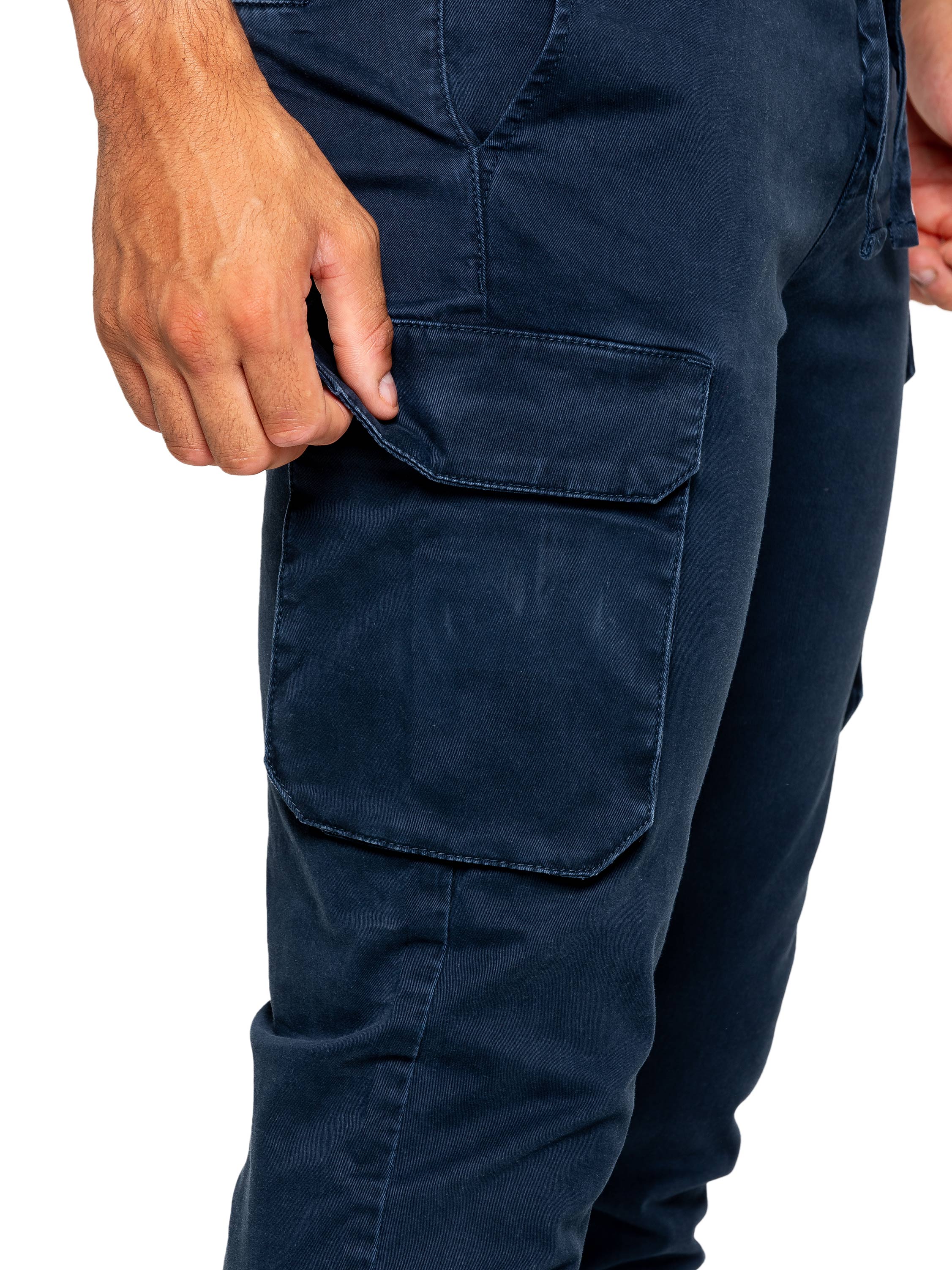Enzo | Mens Cargo Trousers - Image 18