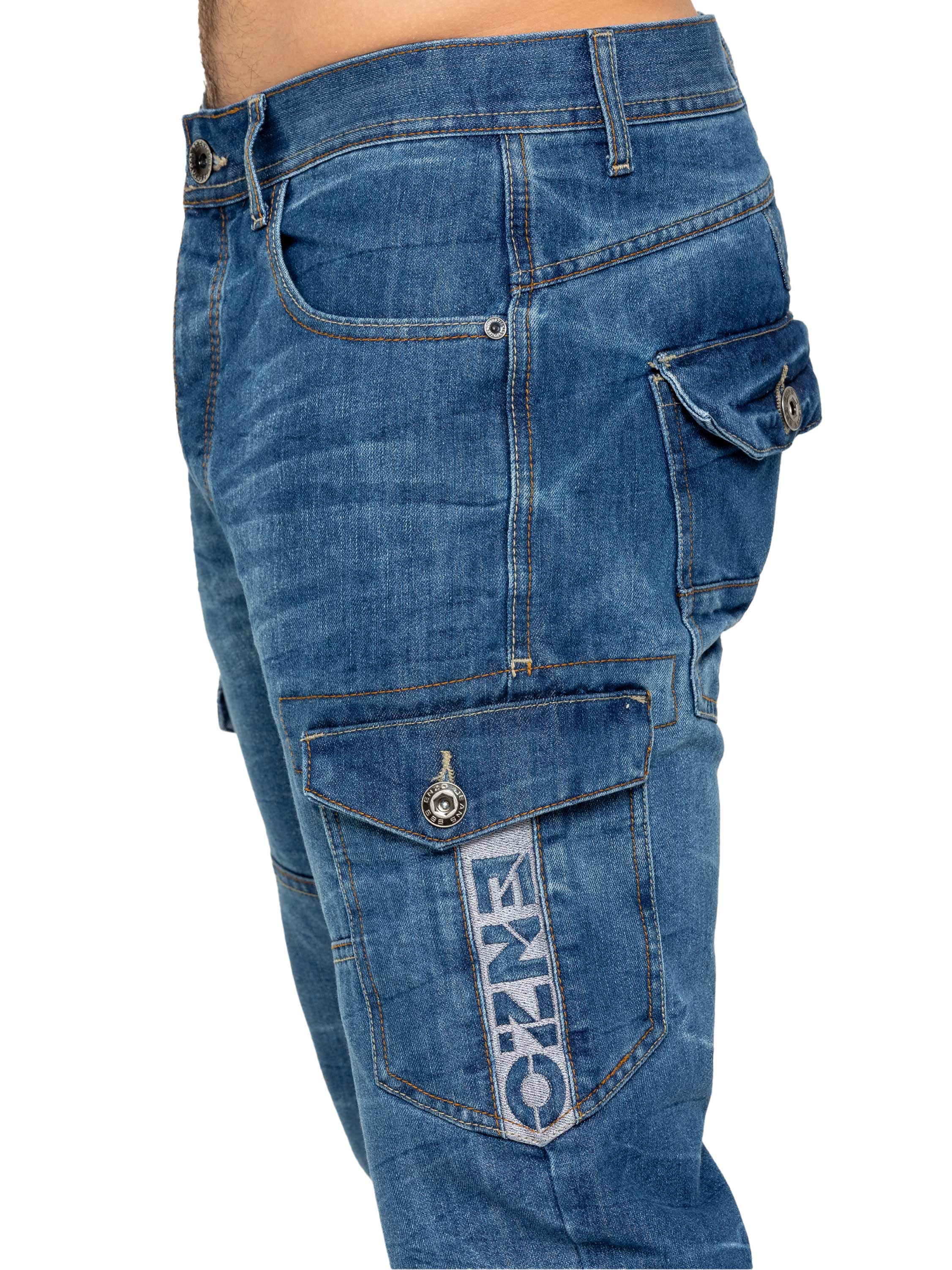 Enzo | Mens Straight Leg Designer Jeans - Image 21