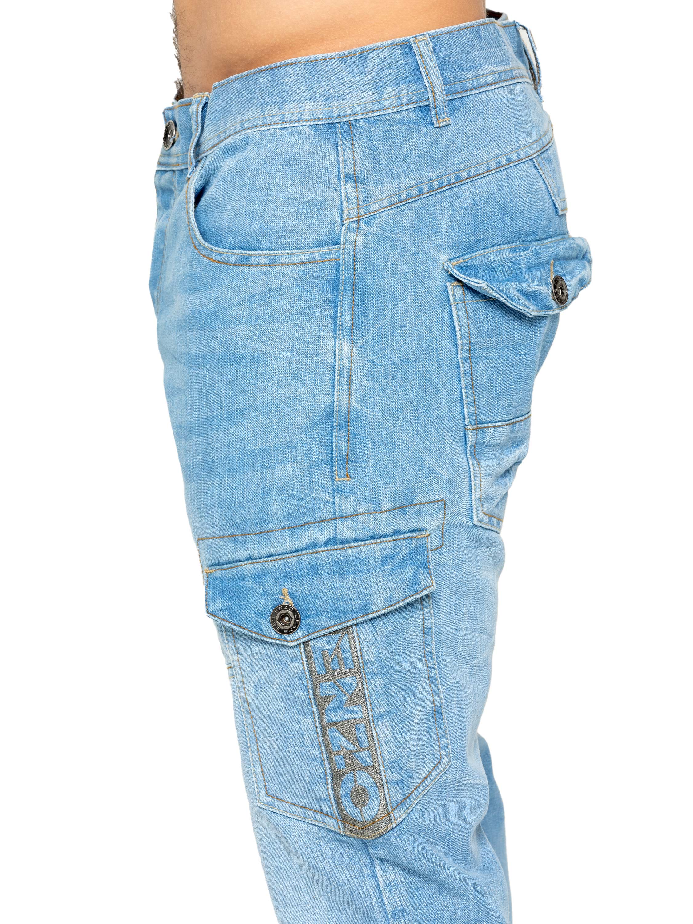 Enzo | Mens Straight Leg Designer Jeans - Image 6