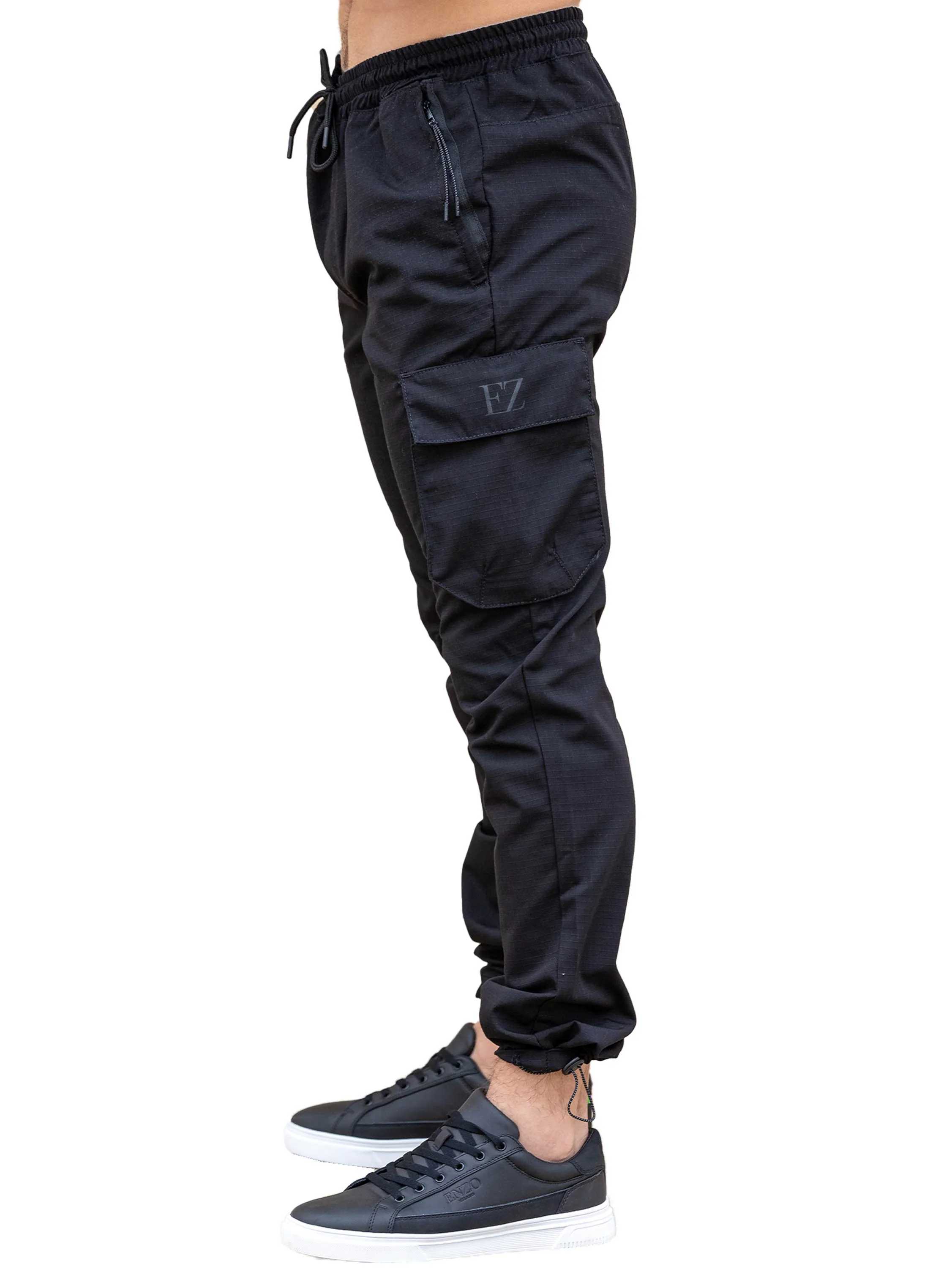 Enzo | Mens Technical Cargo Trousers - Image 3
