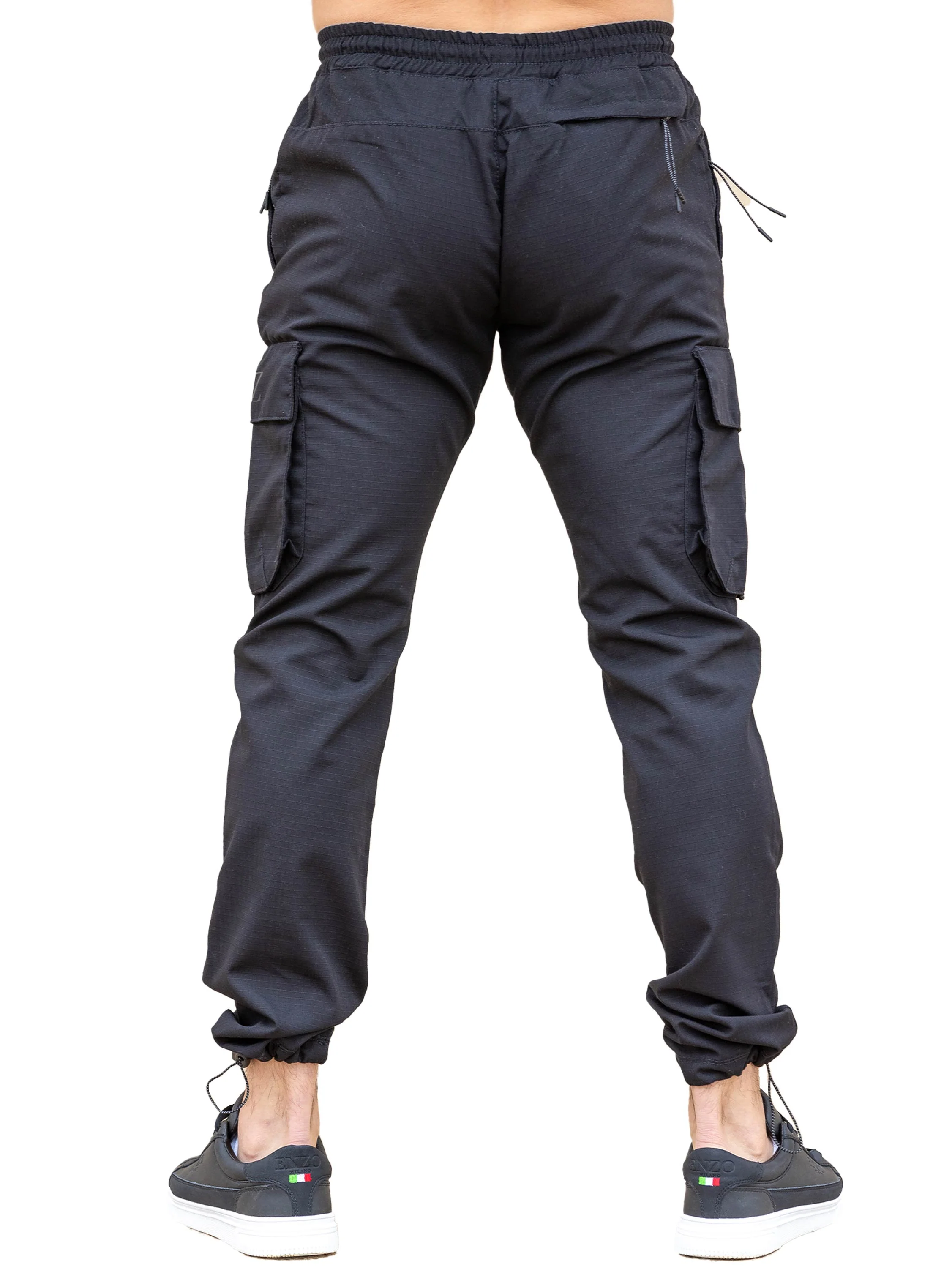 Enzo | Mens Technical Cargo Trousers - Image 4