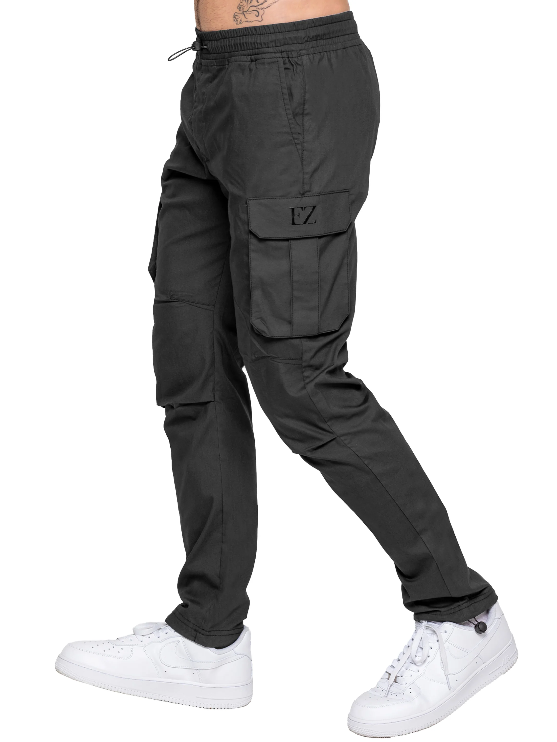 Enzo | Mens Tapered Cargo Pants - Image 3
