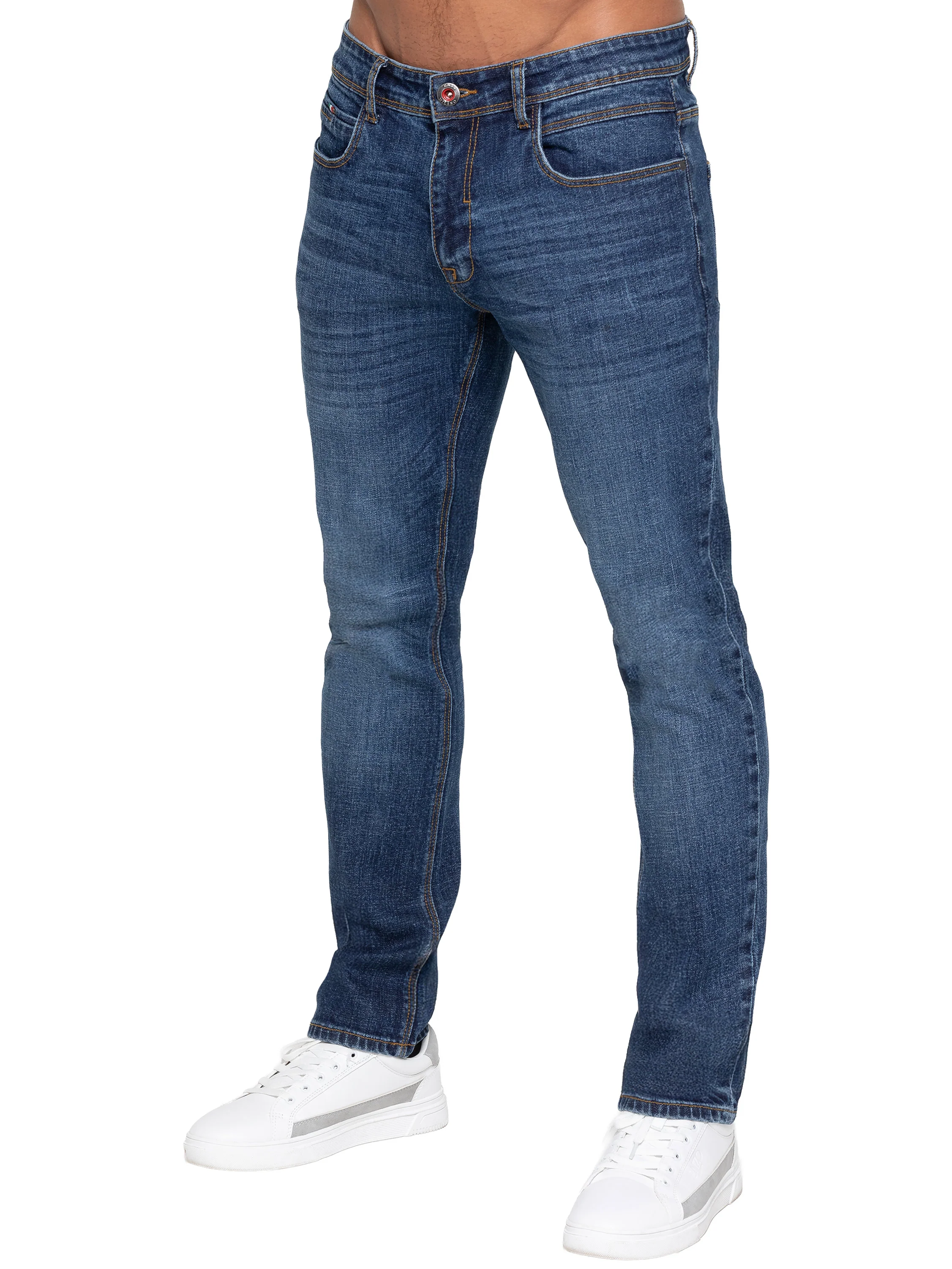Enzo Milano | Men’s Classic Tapered Jeans - Image 10