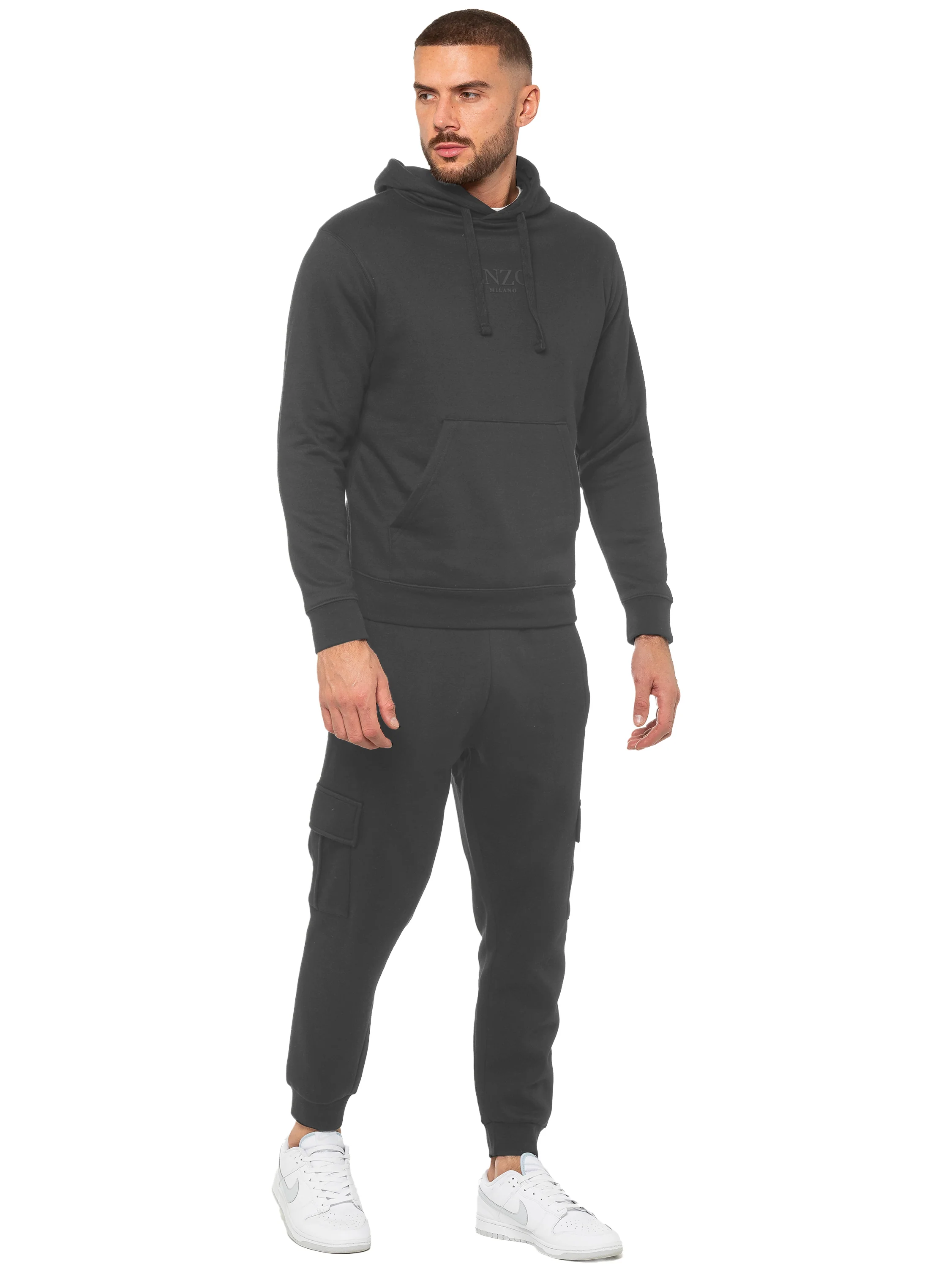 Enzo | Mens Pullover Hoodie Tracksuit Set - Image 17