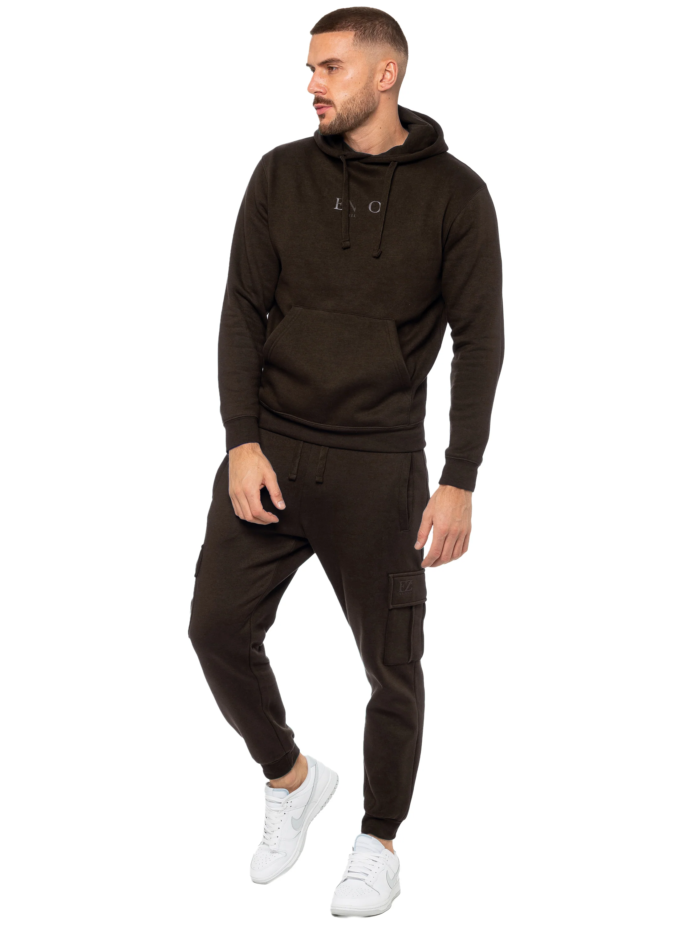 Enzo | Mens Pullover Hoodie Tracksuit Set - Image 4
