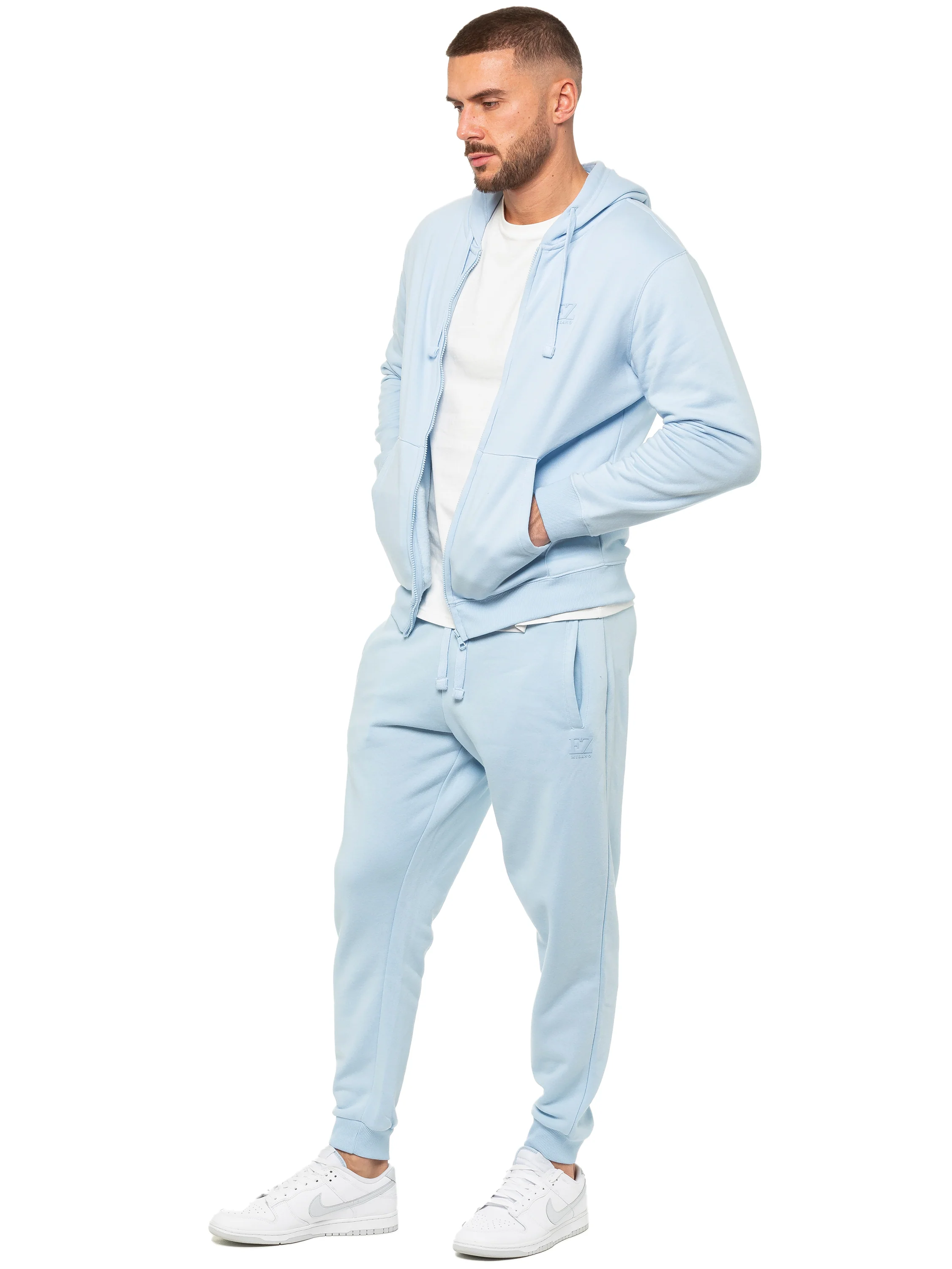 Enzo | Mens Zip Hoodie Tracksuit Set - Image 15