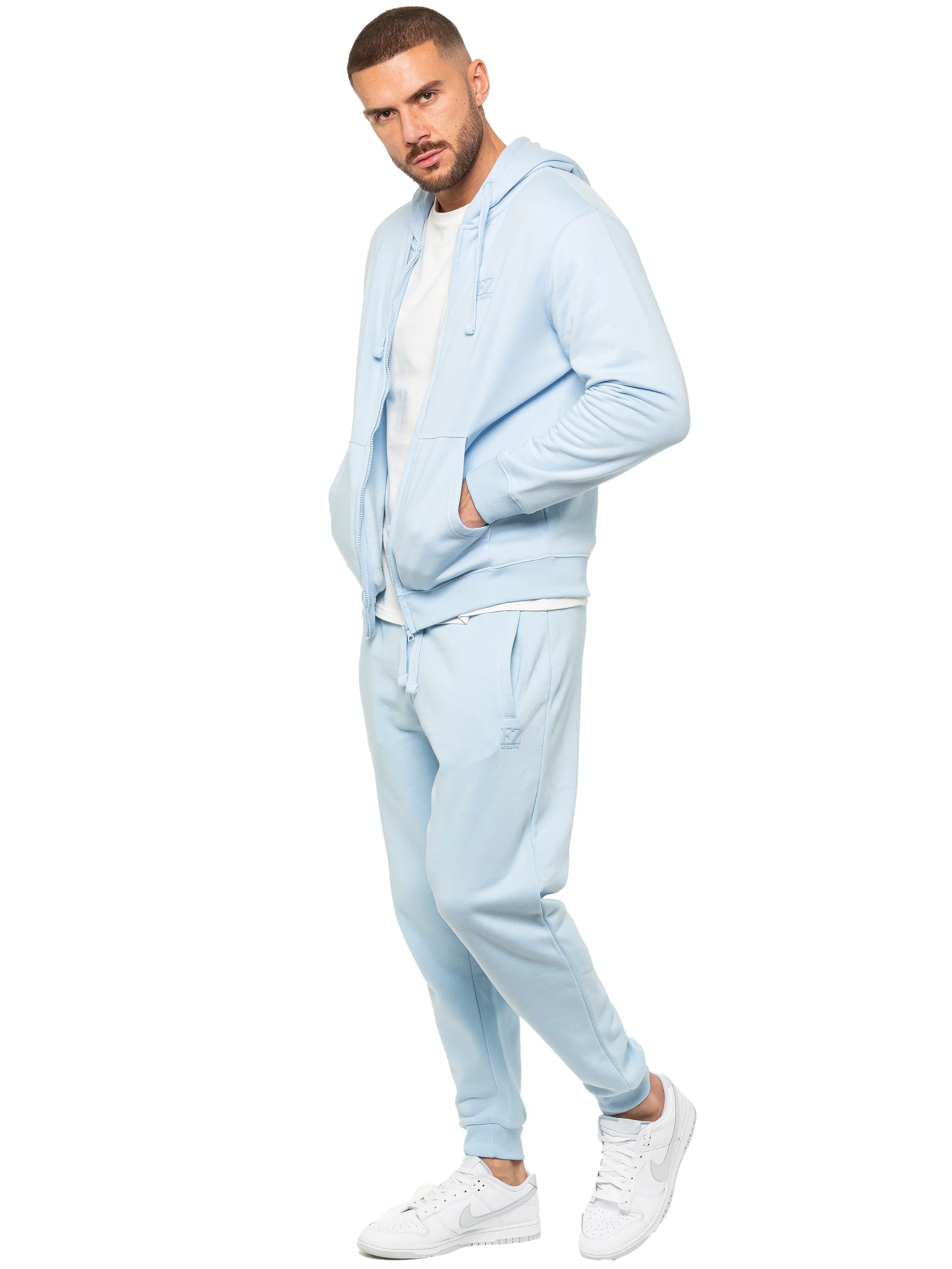 Enzo | Mens Zip Hoodie Tracksuit Set - Image 16