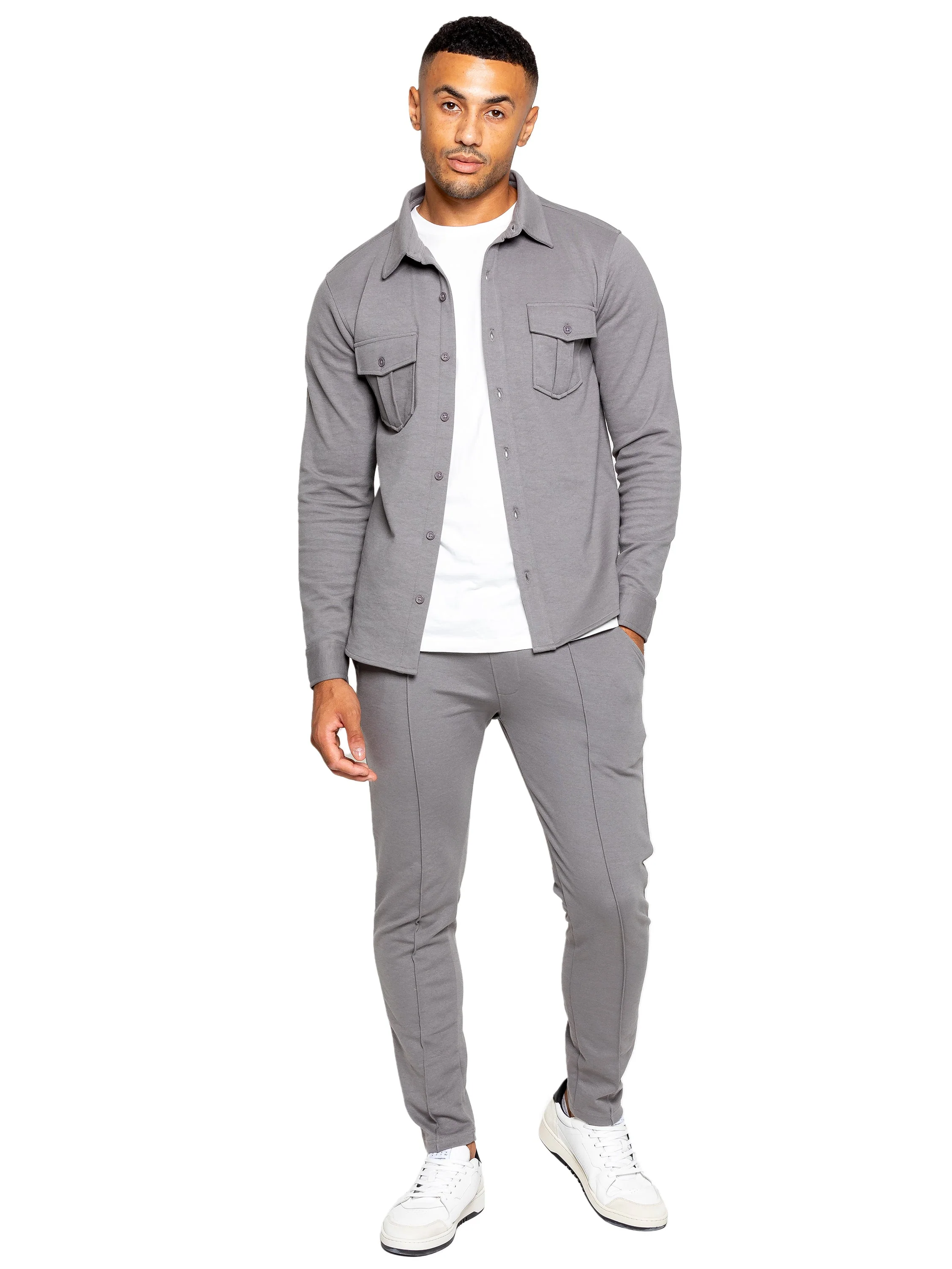 Enzo | Mens Smart Pleated Joggers - Image 12