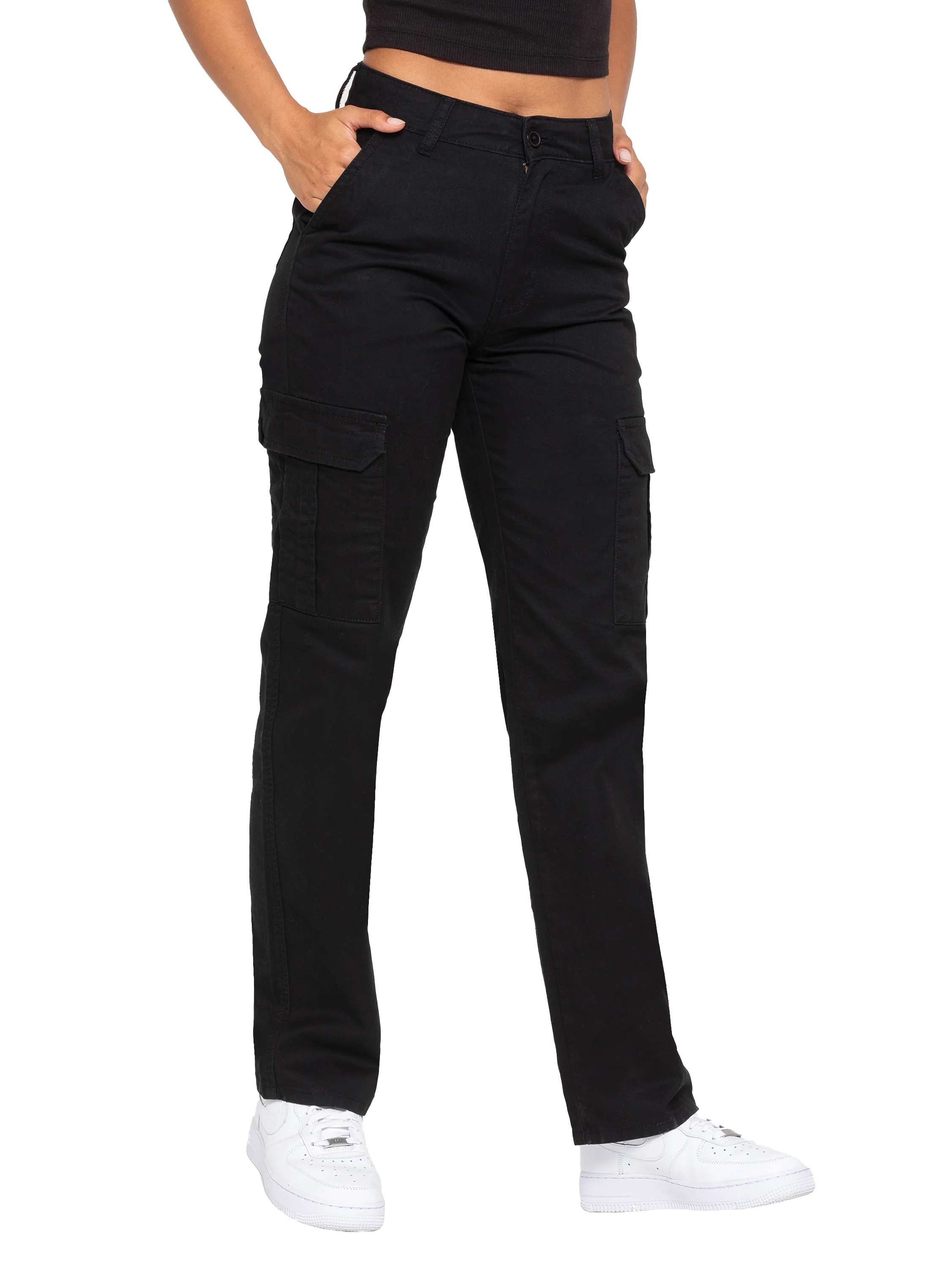 Enzo | Womens Cargo Denim Jeans - Image 11