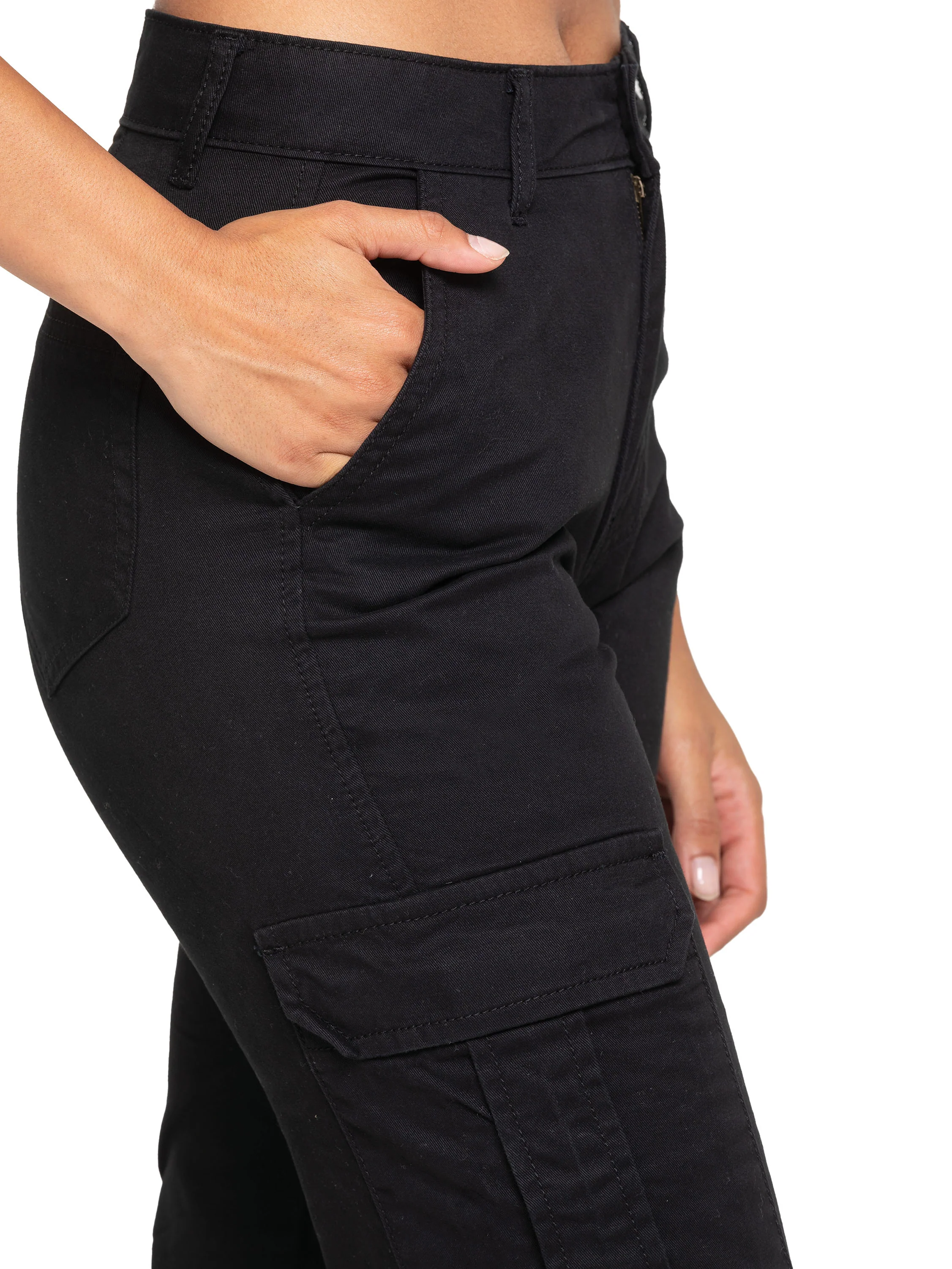 Enzo | Womens Cargo Denim Jeans - Image 15