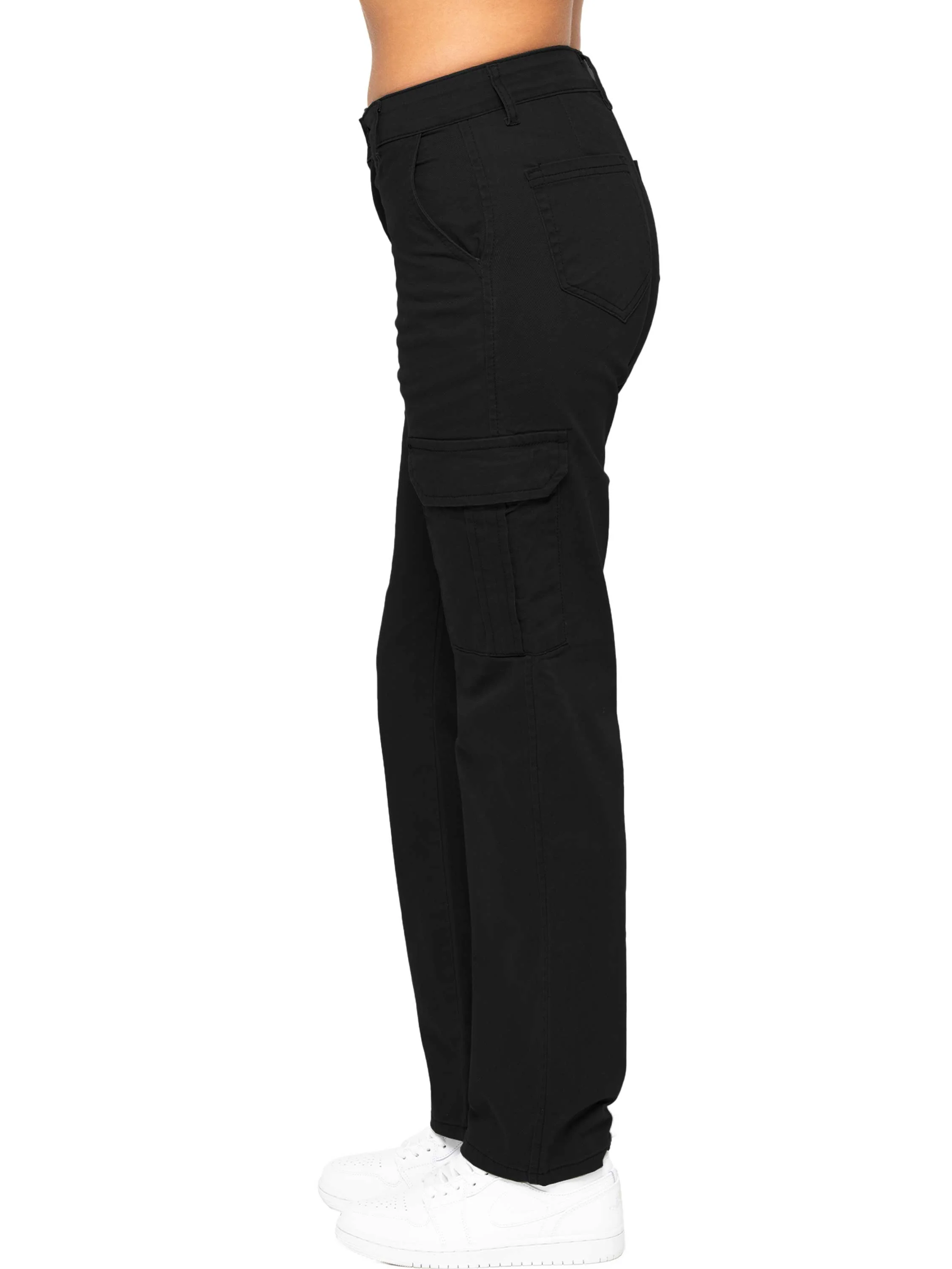 Enzo | Womens Stretch Cargo Jeans - Image 16